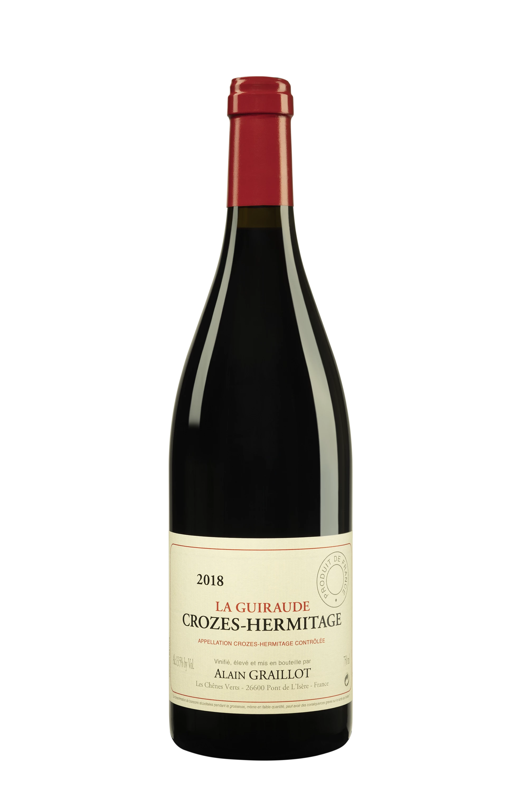 Domaine Alain Graillot - Crozes Hermitage "La Guiraude" Rouge 2018, 75cl