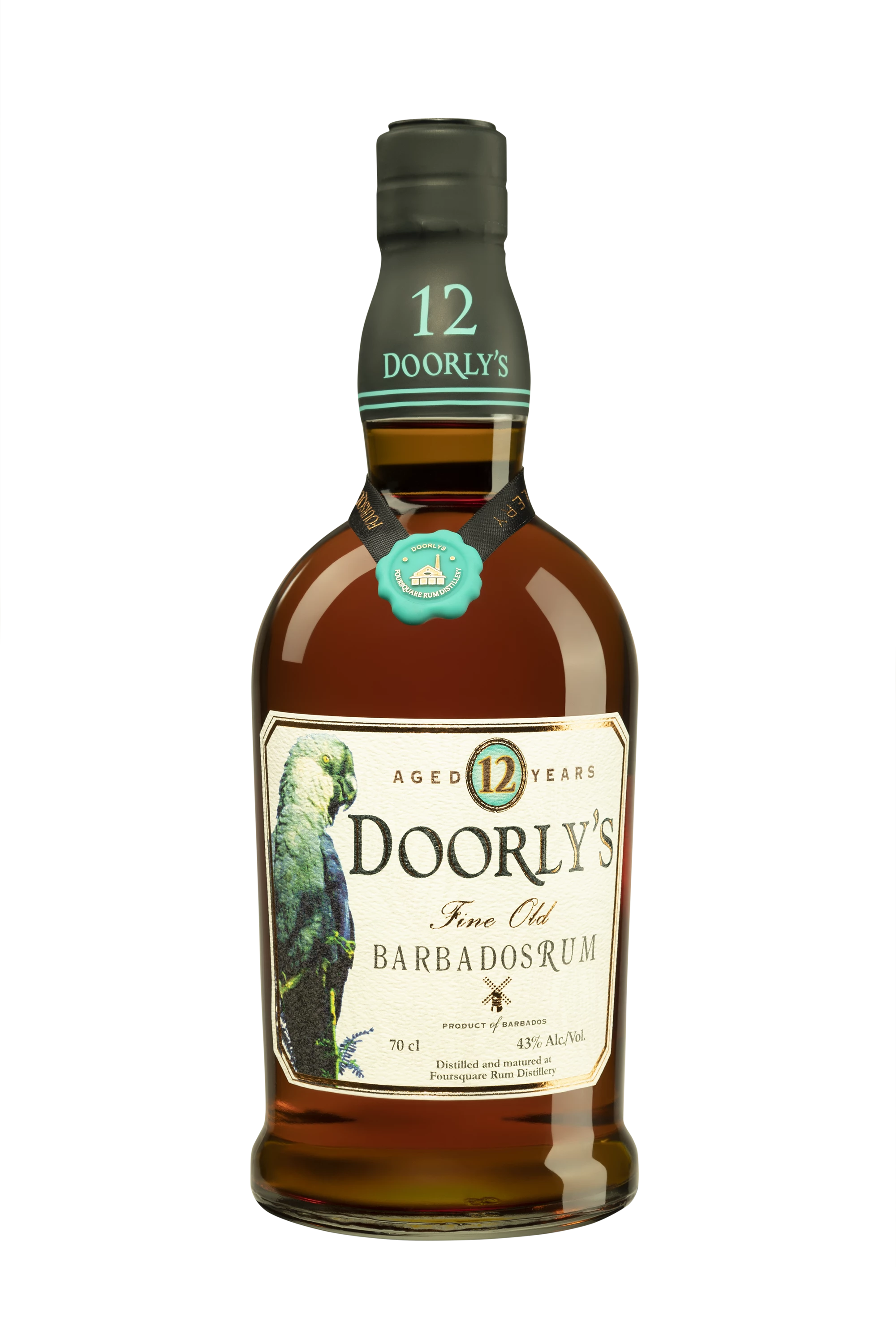 Foursquare - Molasses Barbados Rhum "12 Ans Doorly's" Brun 43° Giftbox, 70cl