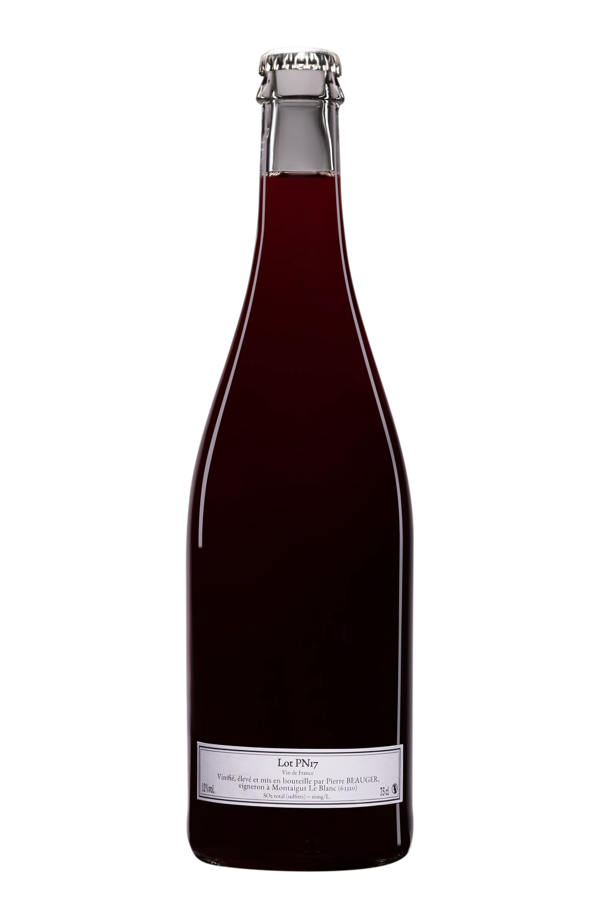 Domaine Pierre Beauger - Vin de France "PN" Rouge 2017 12°, 75cl