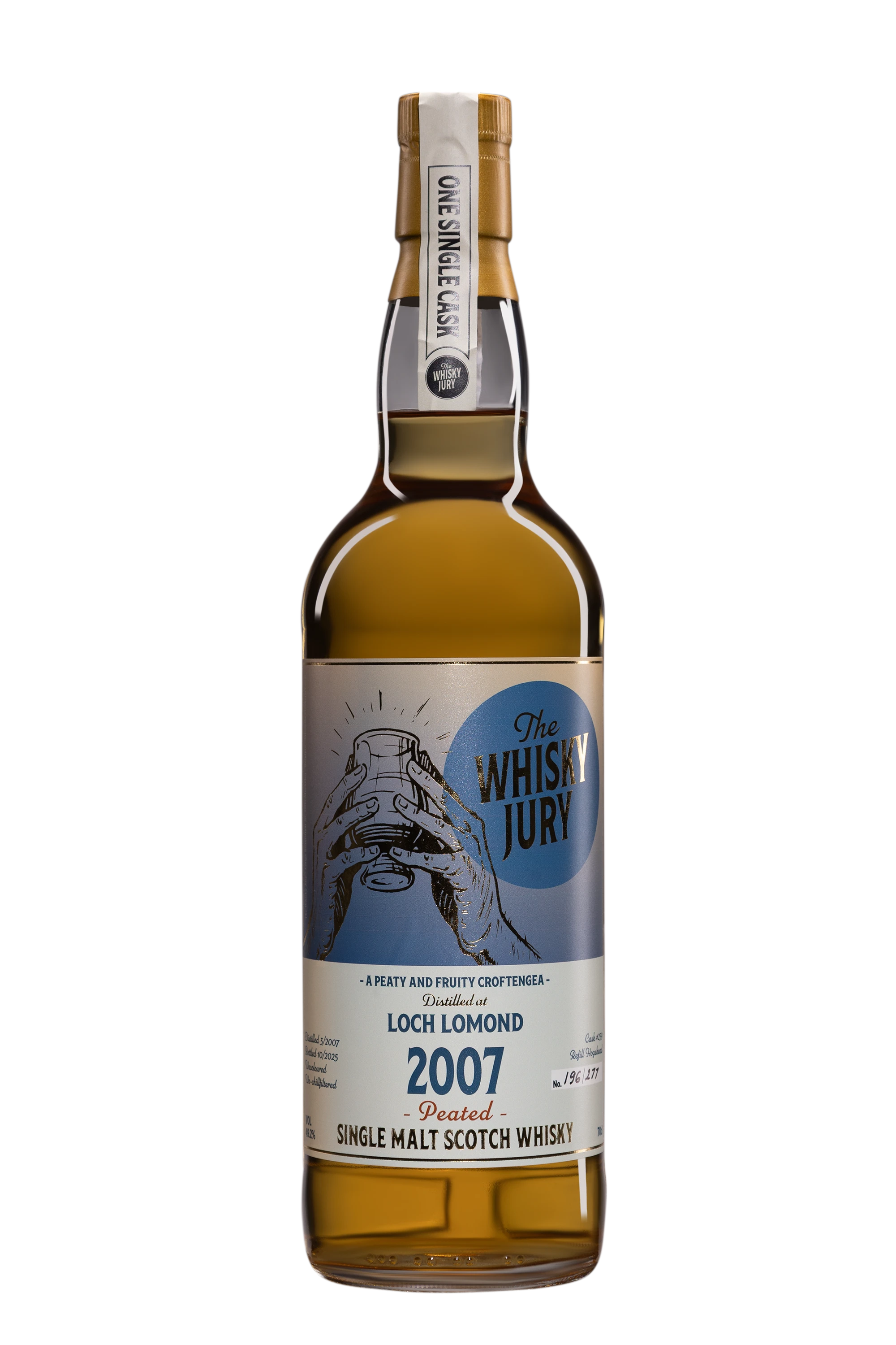 The Whisky Jury - Single Malt Scotch Whisky "18 Ans Loch Lomond" Brun 2007 49.2°, 70cl