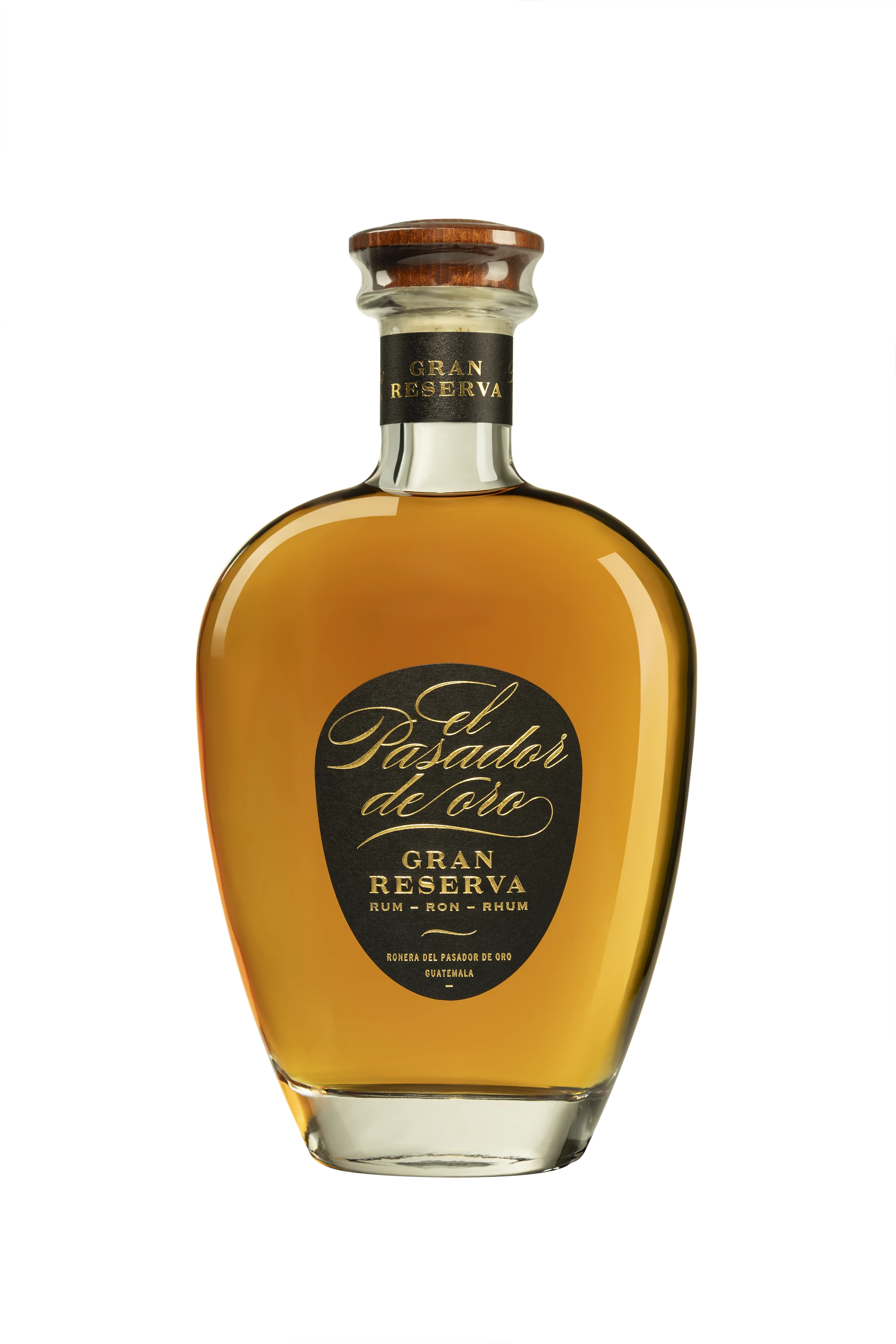 Les Bienheureux - Molasses Guatemalan Rhum "El Pasador de Oro - Gran Reserva" Brun 40° Giftbox, 70cl