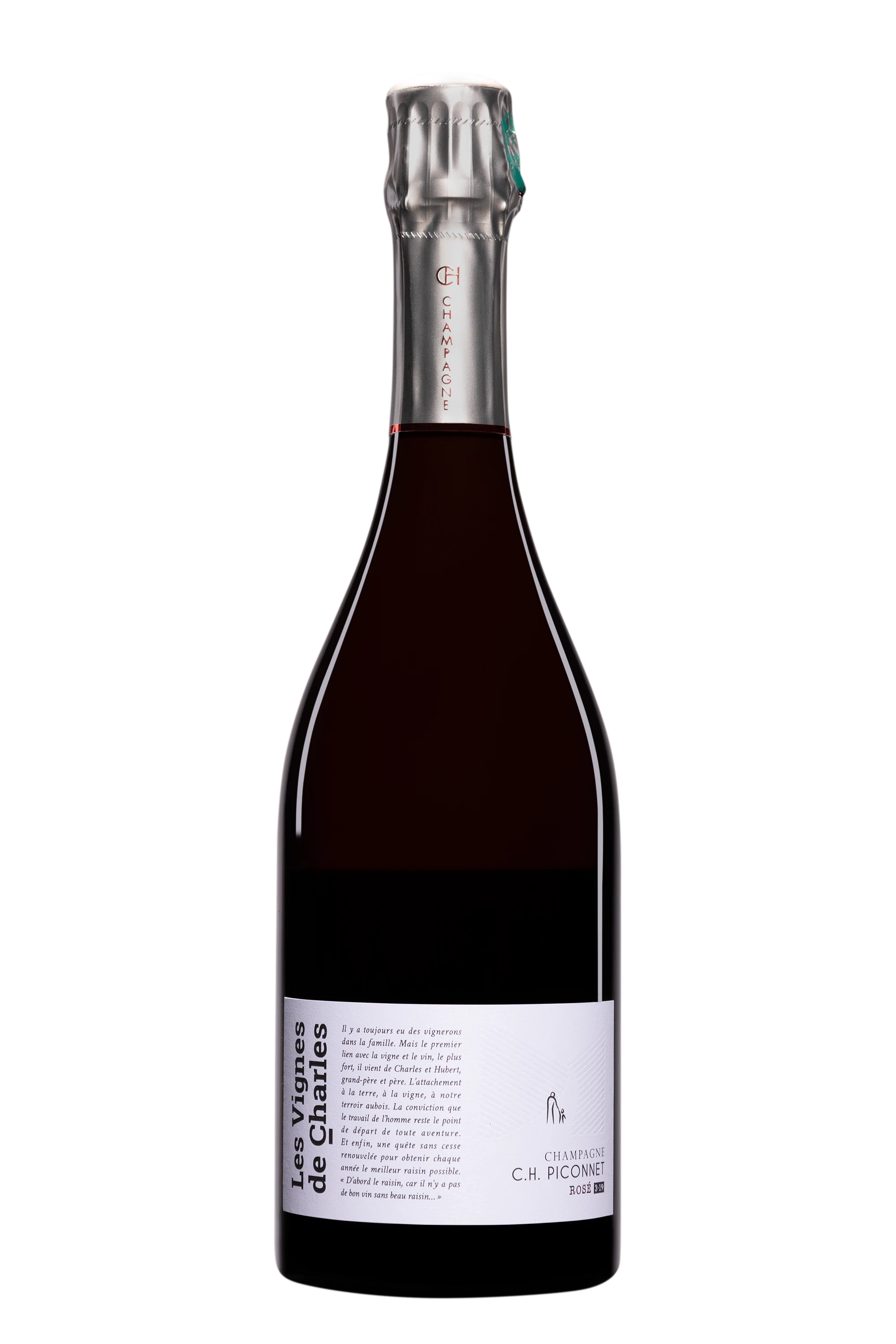 Domaine C.H. Piconnet - Champagne Brut Nature "Les Vignes de Charles" Rosé Vendange 2019 Dégorgement 03.2024 12°, 75cl