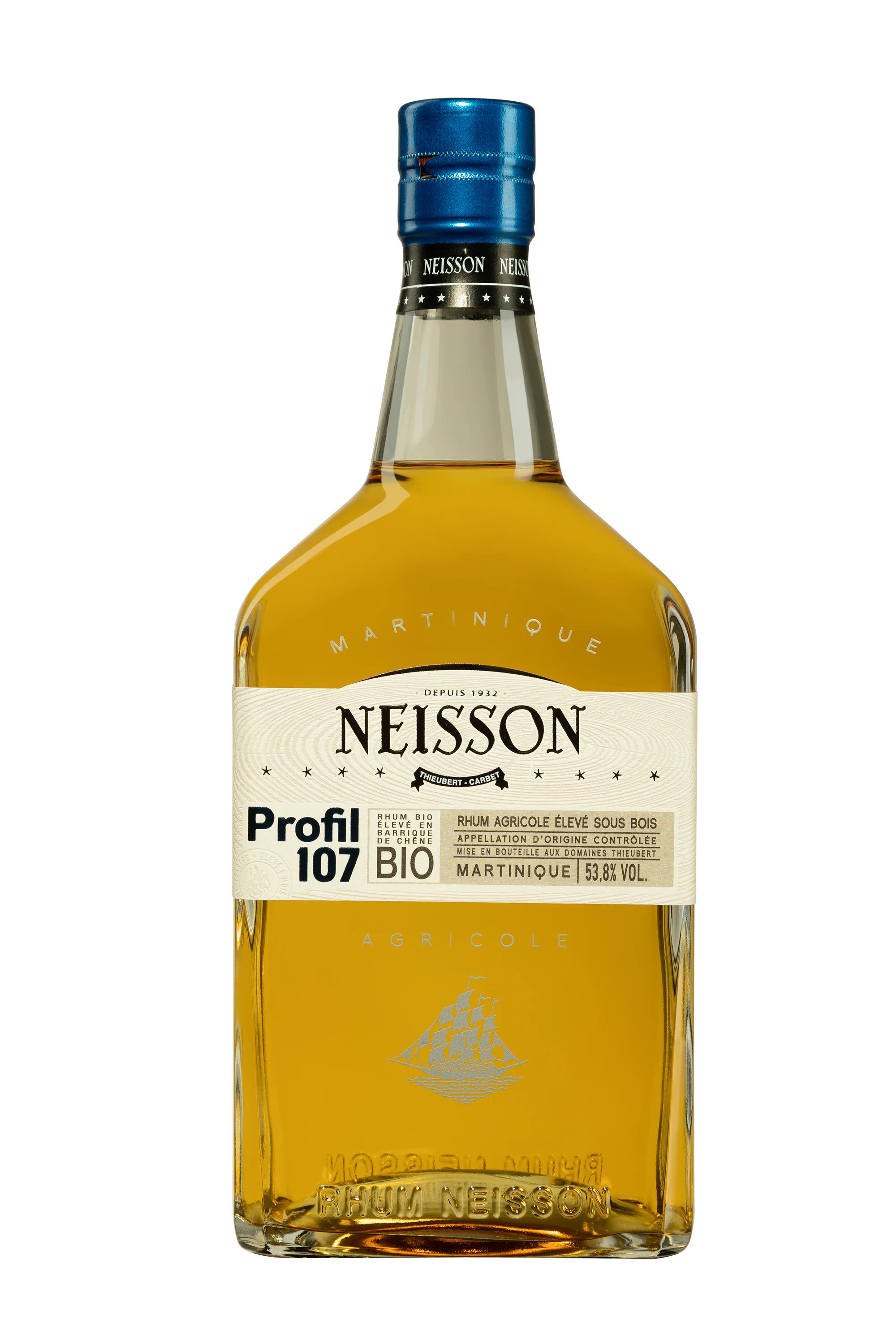 Neisson - Rhum Agricole de Martinique "Profil 107 - Bio" Brun 53.8°, 70cl