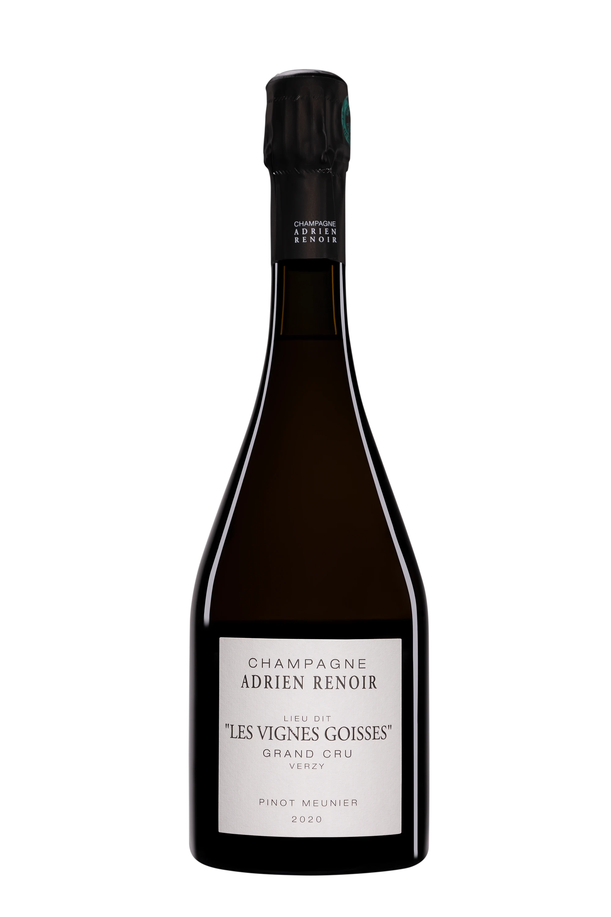 Domaine Adrien Renoir - Champagne Extra-Brut Grand Cru Blanc de Noirs Millésimé "Les Vignes Goisses" Blanc 2020 Dégorgement 06.2024 12.5°, 75cl