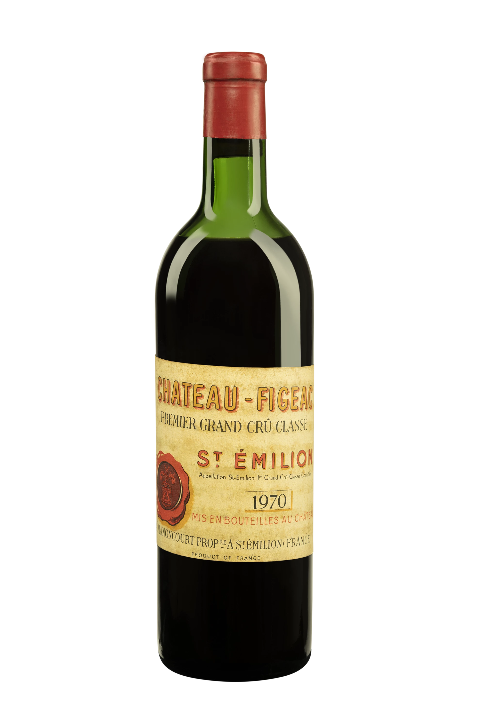 Château Figeac - Saint-Emilion "1er Grand Cru Classé B" Rouge 1970, 75cl
