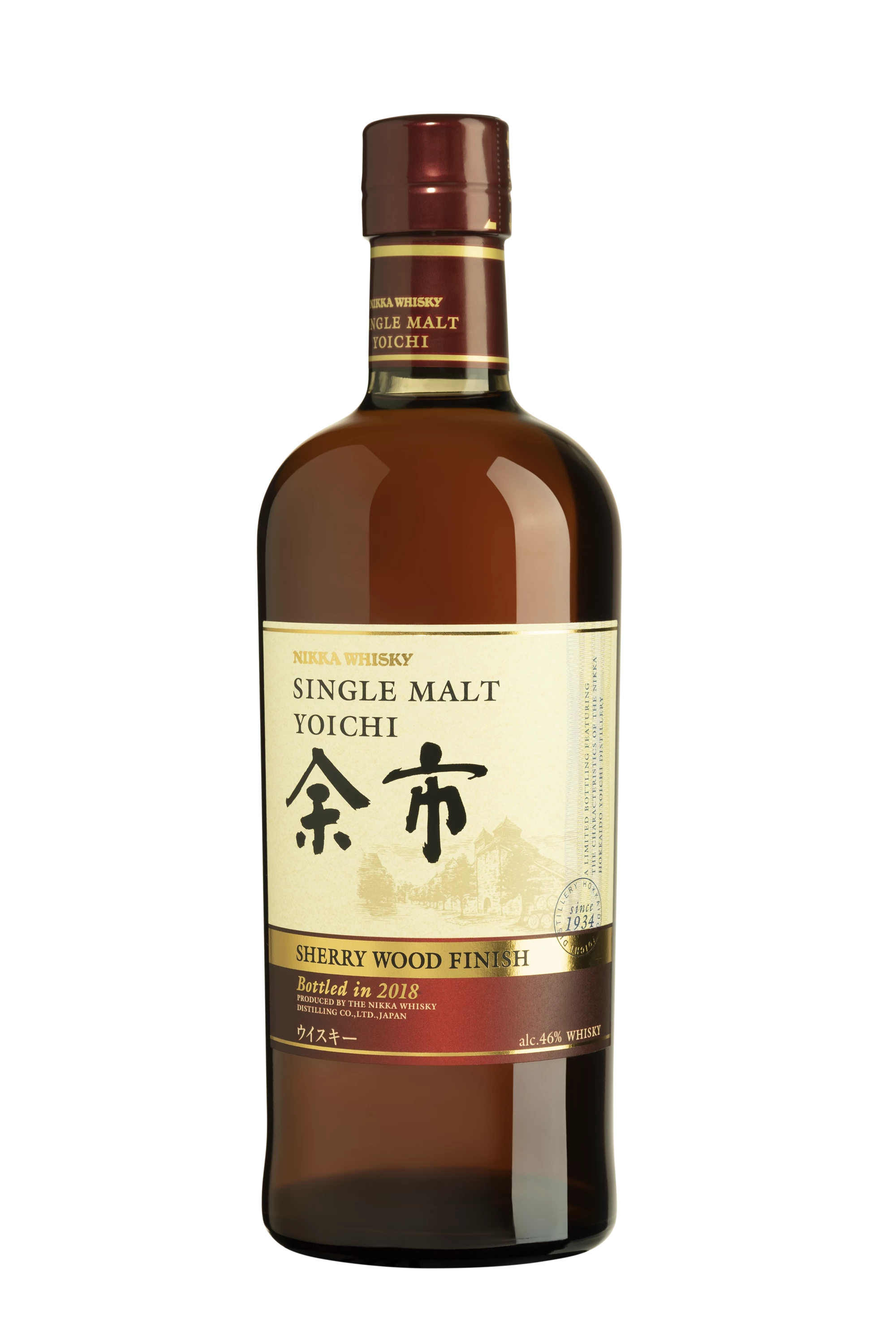 Yoichi - Single Malt Japanese Whisky "Sherry Wood Finish" 46° Giftbox, 70cl