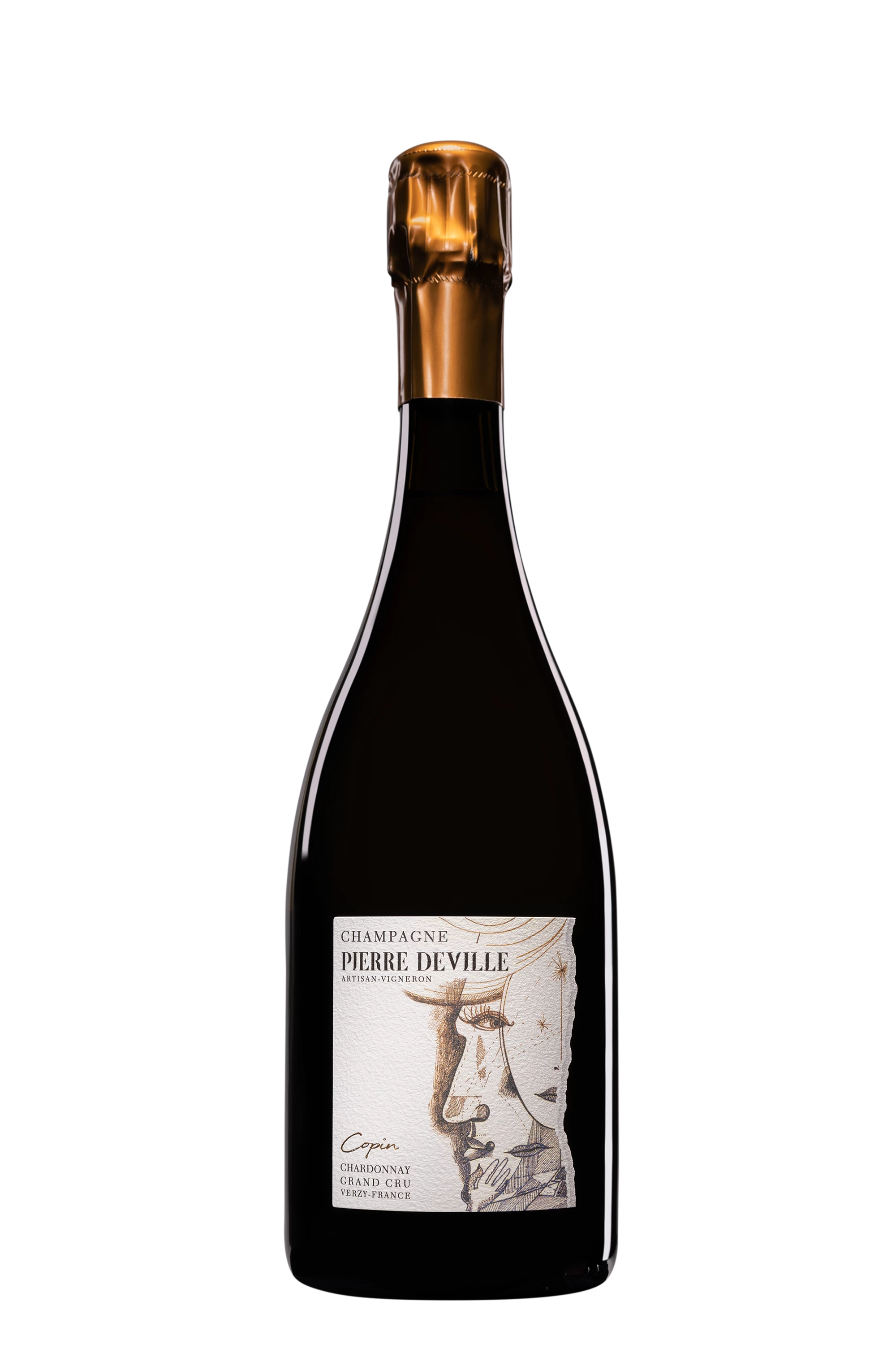 Domaine Pierre Deville - Champagne Extra-Brut Grand Cru Blanc de Blancs "Copin - Chardonnnay" Blanc Vendange 2019 Dégorgement 05 Jan. 2023 12°, 75cl
