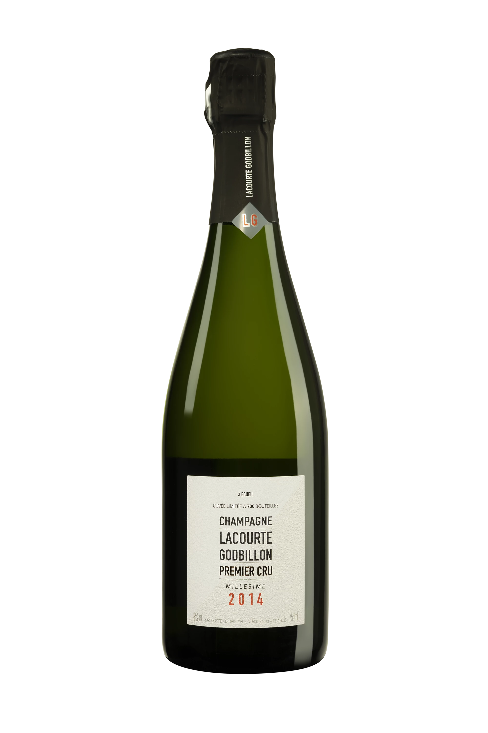 Domaine Lacourte-Godbillon - Champagne Extra-Brut 1er Cru Millésimé "Millésime" Blanc 2014 12°, 75cl