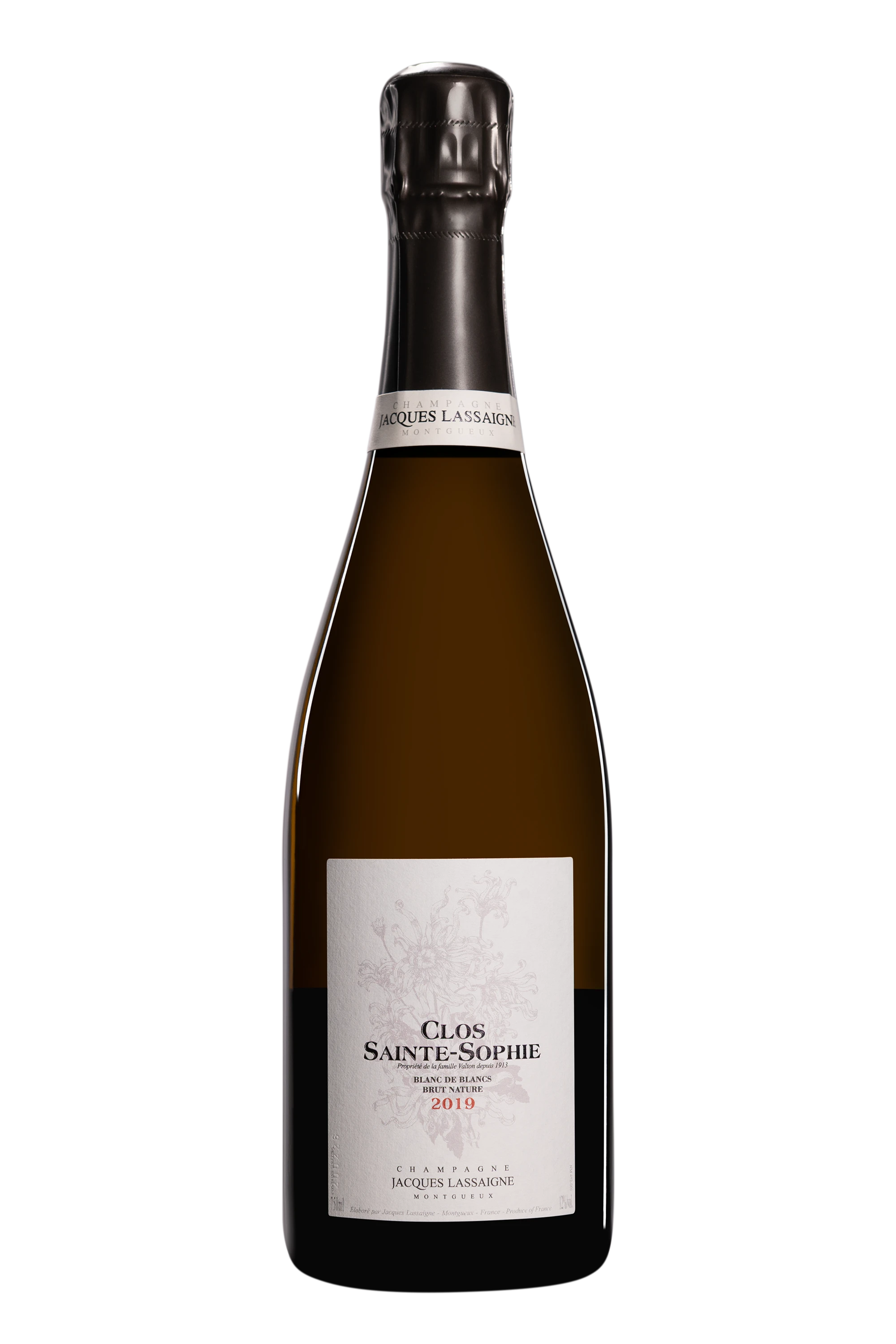 Domaine Jacques Lassaigne - Champagne Brut Nature Blanc de Blancs Millésimé "Clos Sainte-Sophie" Blanc 2019 12°, 75cl