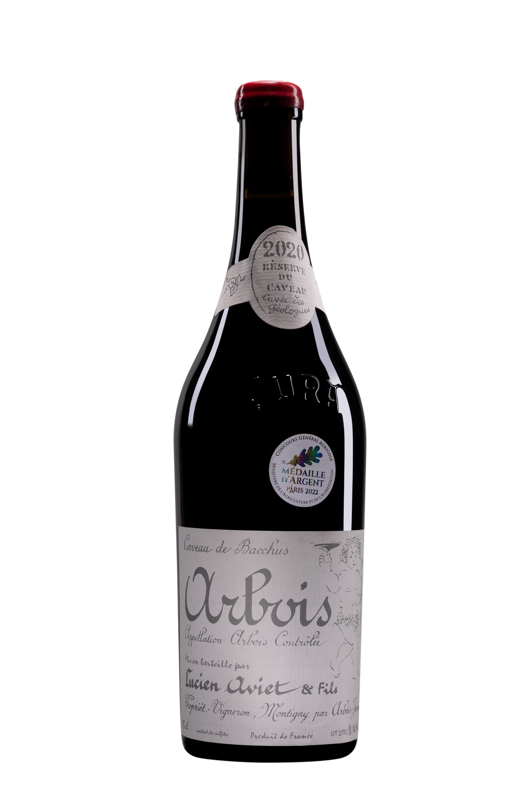 Domaine Lucien Aviet - Arbois "Trousseau - Nonceau - Cuvée des Géologues" Rouge 2020, 75cl