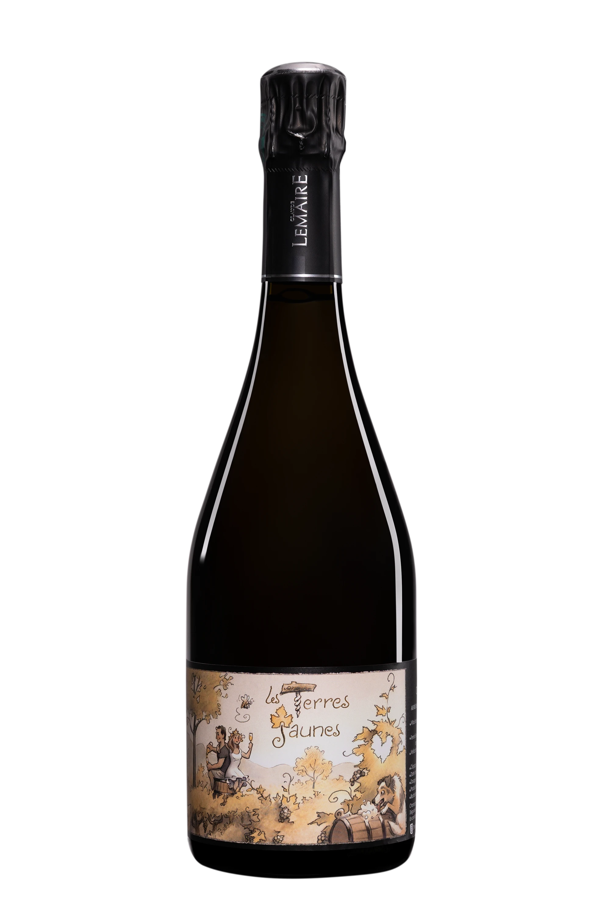 Domaine Aurélien Lemaire - Champagne Brut Nature Blanc de Blancs "Les Terres Jaunes" Blanc Vendange 2020 Dégorgement 03.2023 12°, 75cl