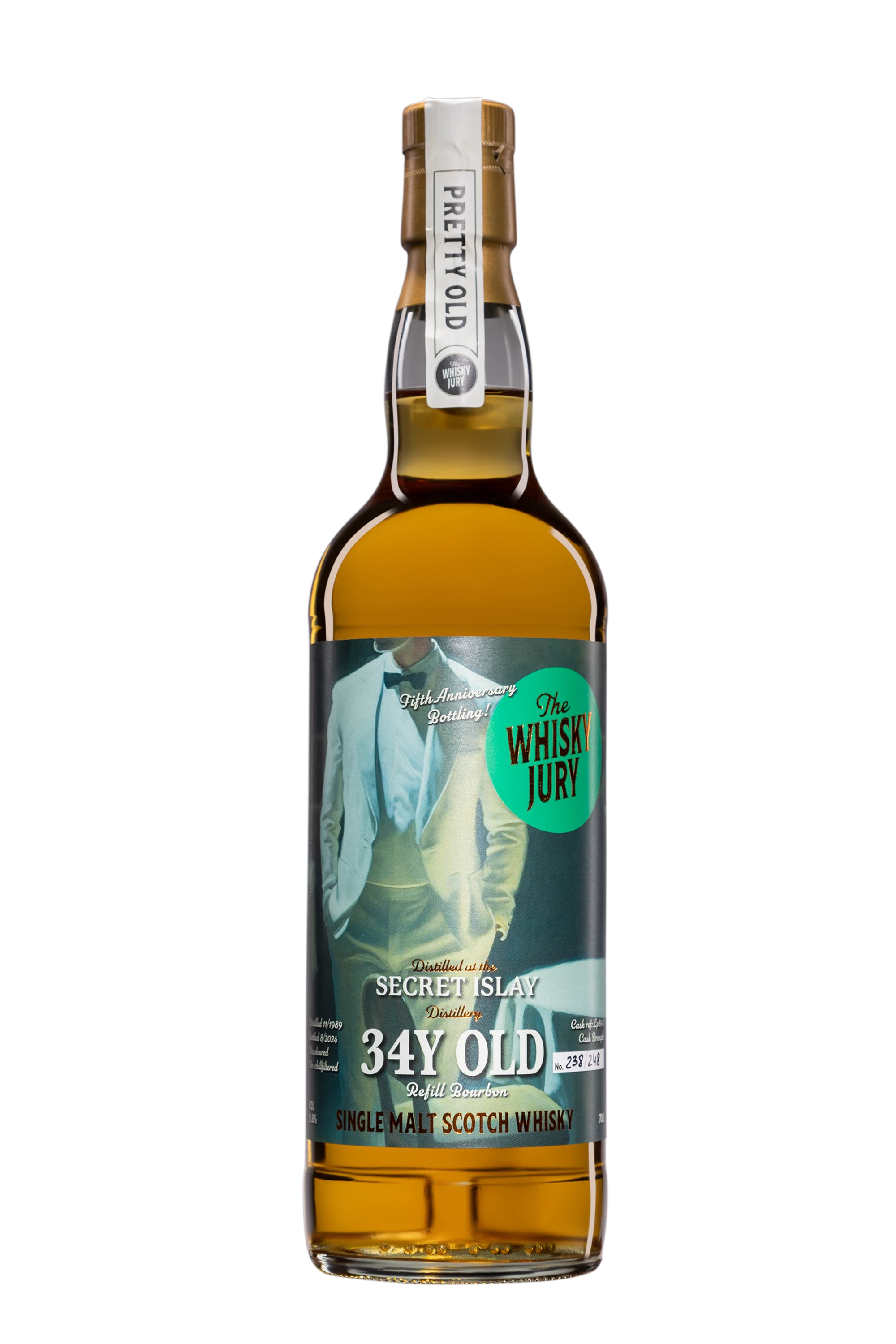 The Whisky Jury - Single Malt Scotch Whisky "34 Ans Secret Islay" 1989 51.8°, 70cl