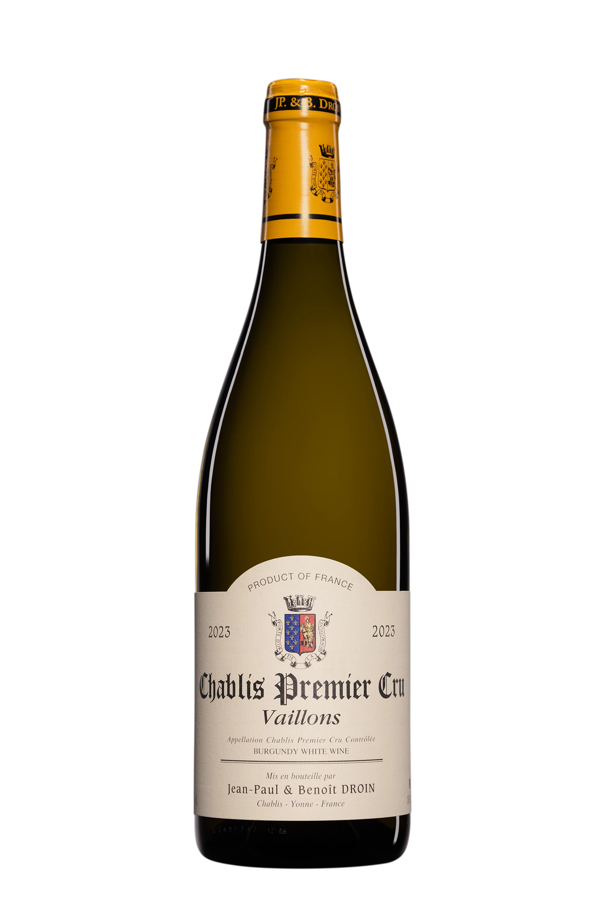 Domaine Jean-Paul Droin - Chablis 1er Cru "Vaillons" Blanc 2023, 75cl