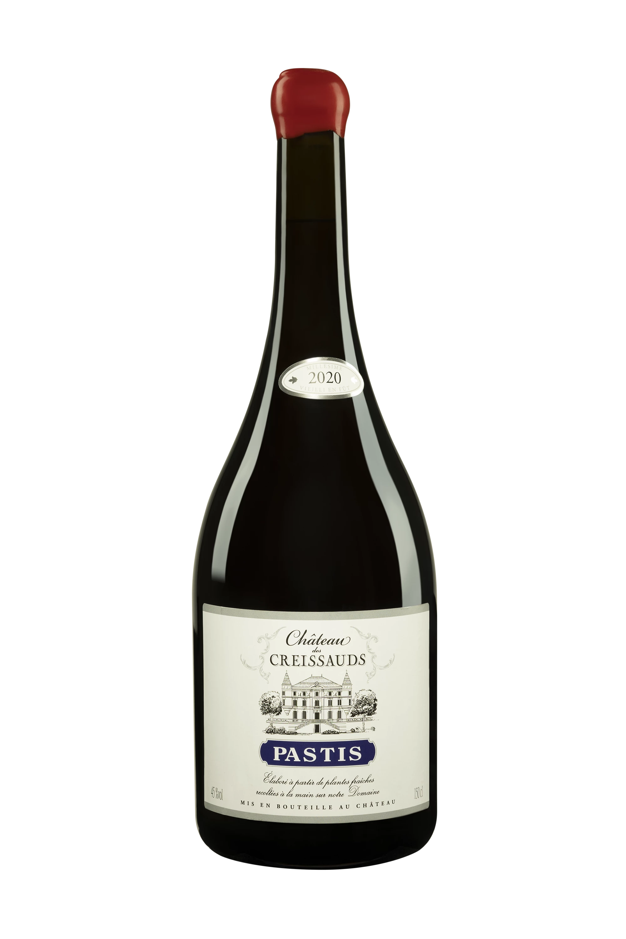 Château des Creissauds - Pastis "Millésimé" 2020 45°, 150cl