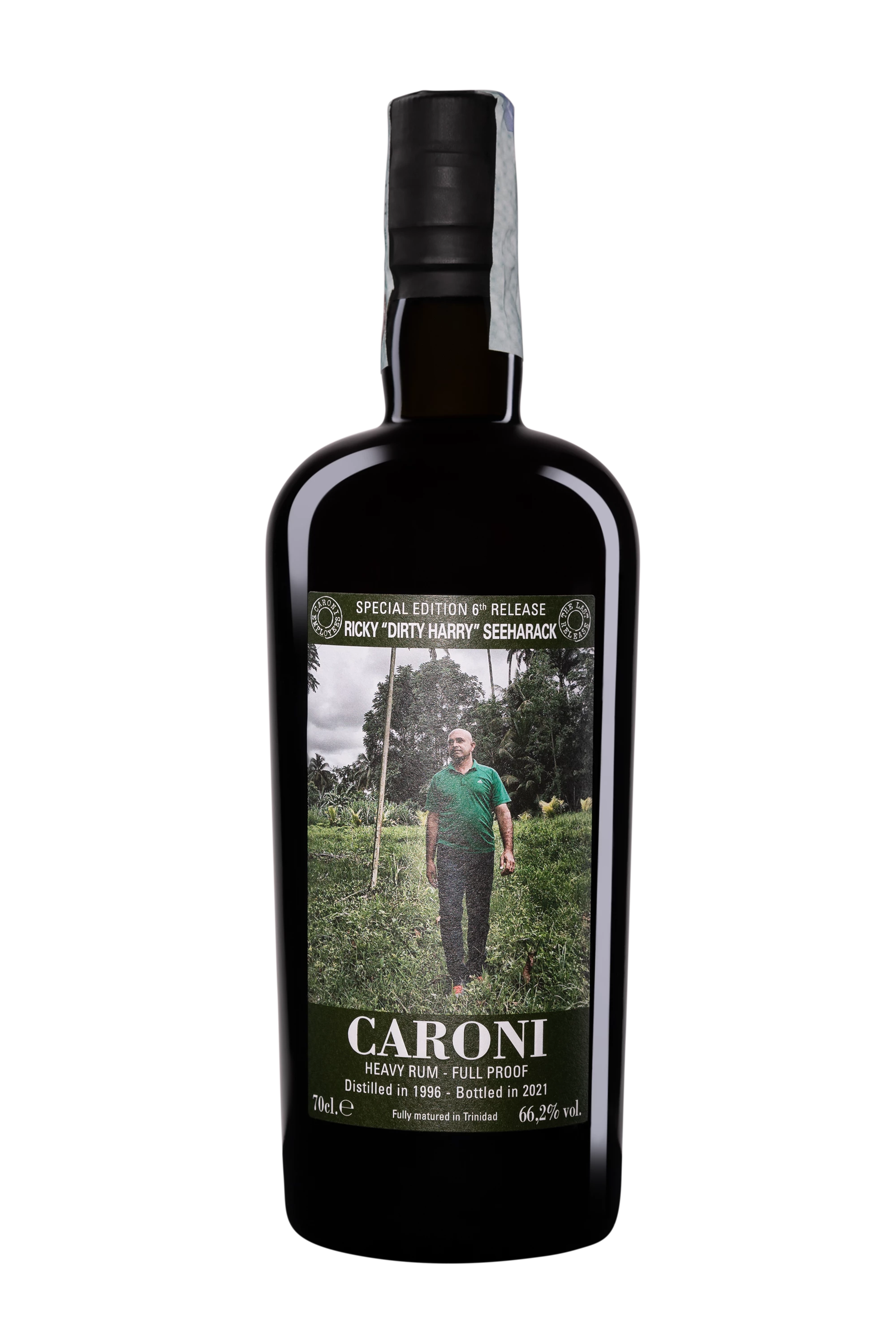 Vélier - Molasses Trinidadian Rhum "25 Ans Caroni - Ricky Seeharack Employees 6th Release - Release 2021" Brun 1996 66.2° Giftbox, 70cl