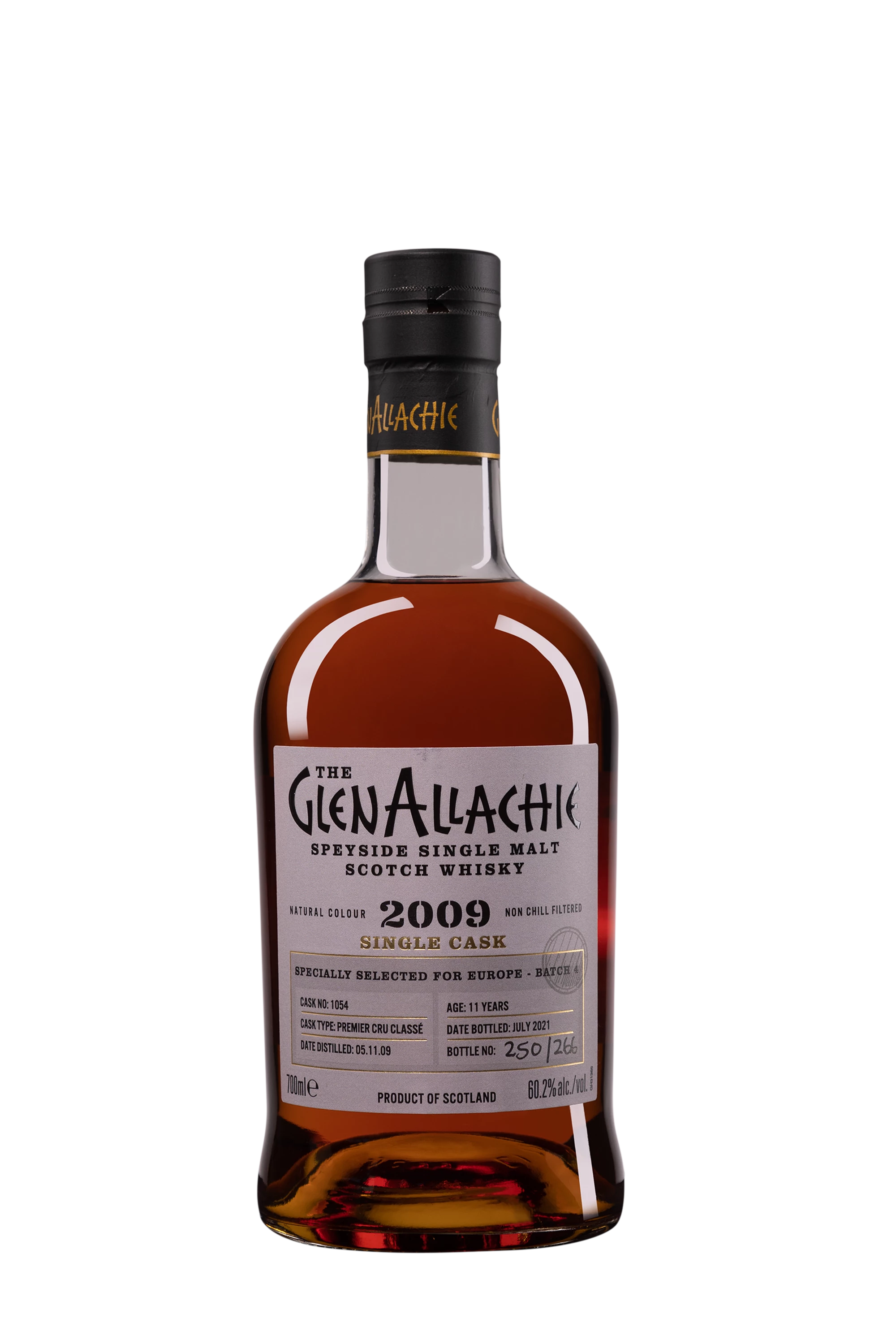 Glenallachie - Single Malt Scotch Whisky "12 Ans - Premier Cru Classé Single Cask #1054" 2009 60.2° Giftbox, 70cl