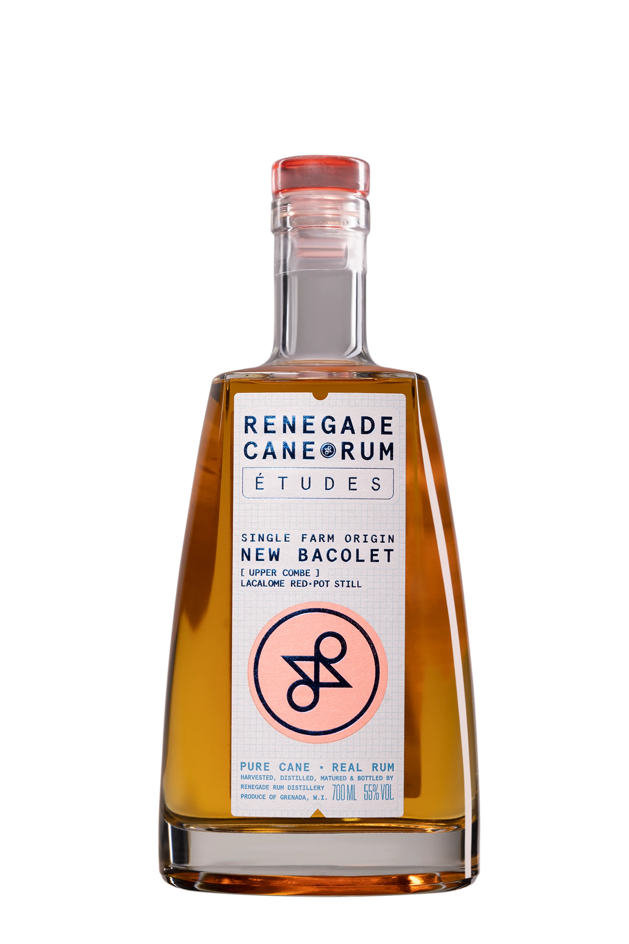 Renegade - Pur Cane Juice Grenadian Rum "Etudes New Bacolet" Brun 55° Giftbox, 70cl