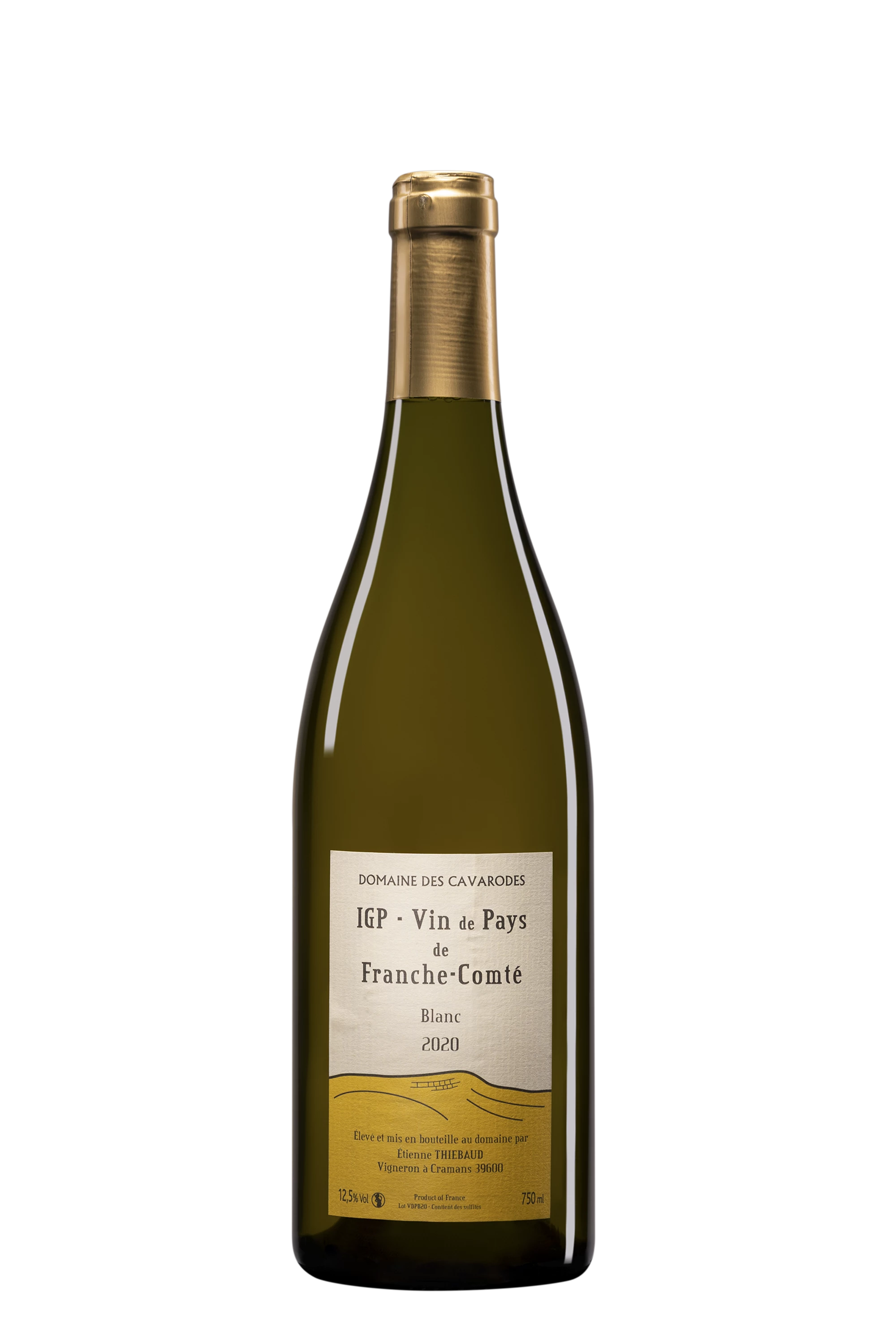 Domaine de Cavarodes - Vin de Pays de Franche-Comté Blanc 2020, 75cl