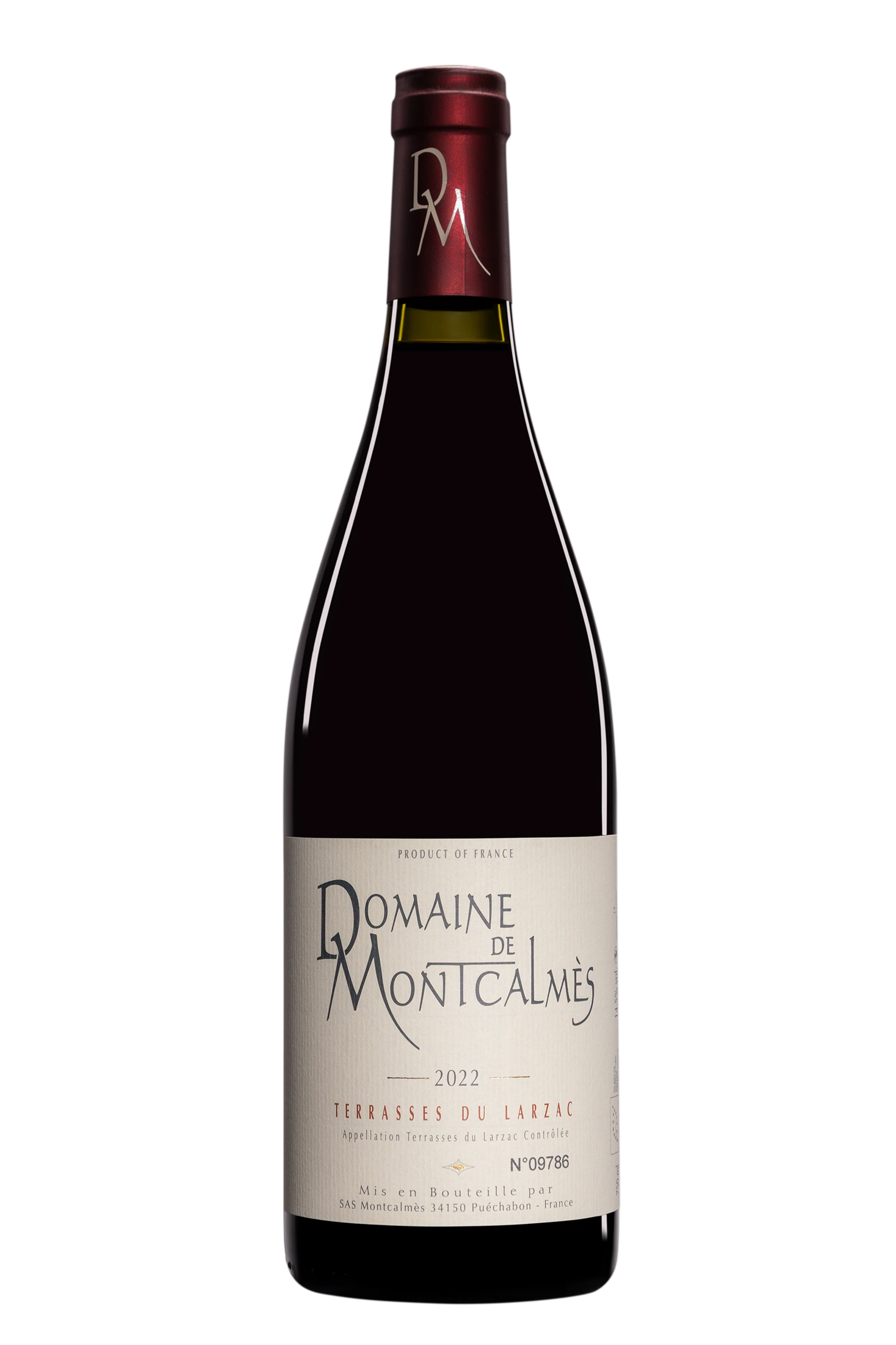 Domaine de Montcalmès - Terrasses du Larzac Rouge 2022 14.5°, 75cl