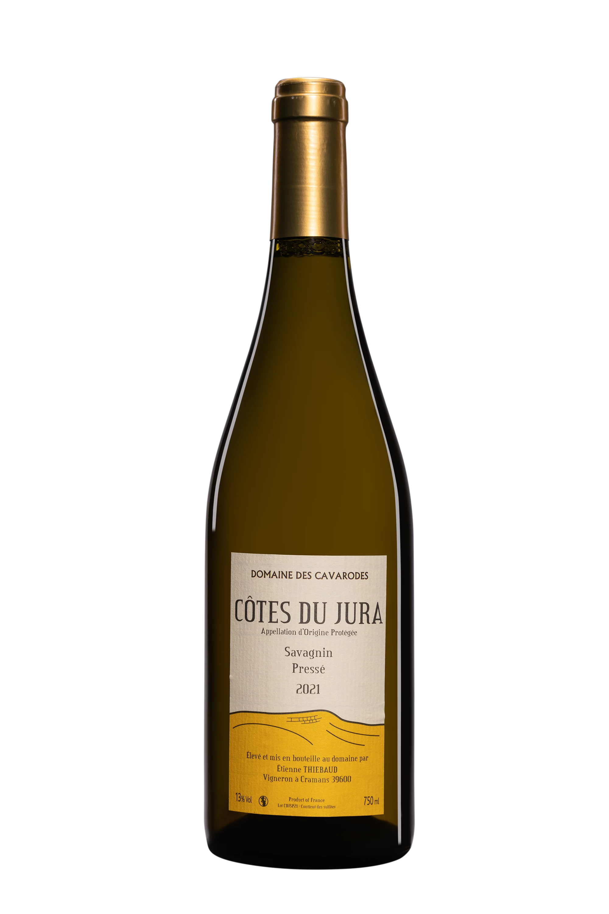 Domaine de Cavarodes - Côtes du Jura "Savagnin Pressé" Blanc 2021, 75cl