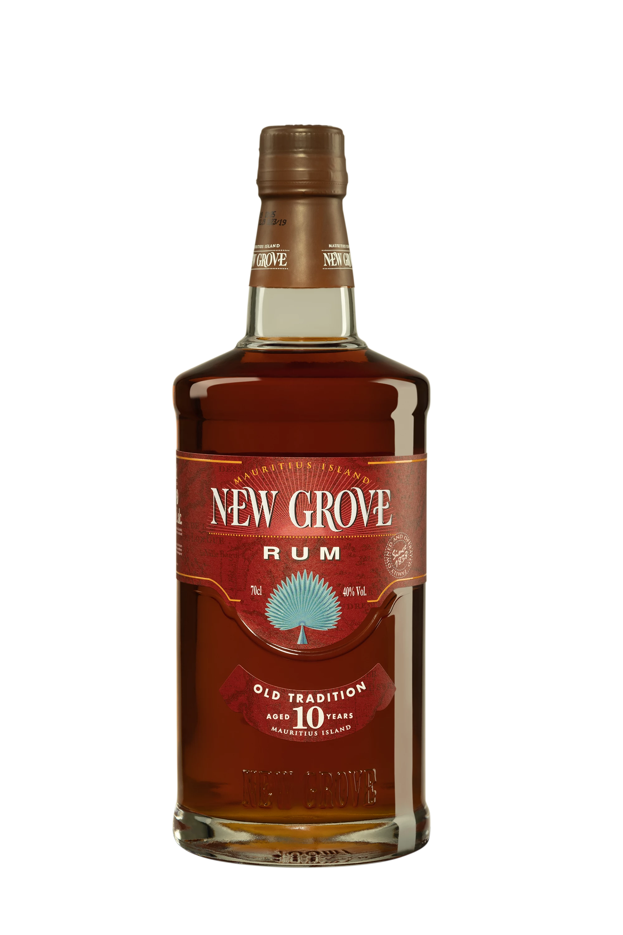 Grays - Molasses Mauritius Rhum "10 Ans New Grove - Old Tradition" Brun 40°, 70cl