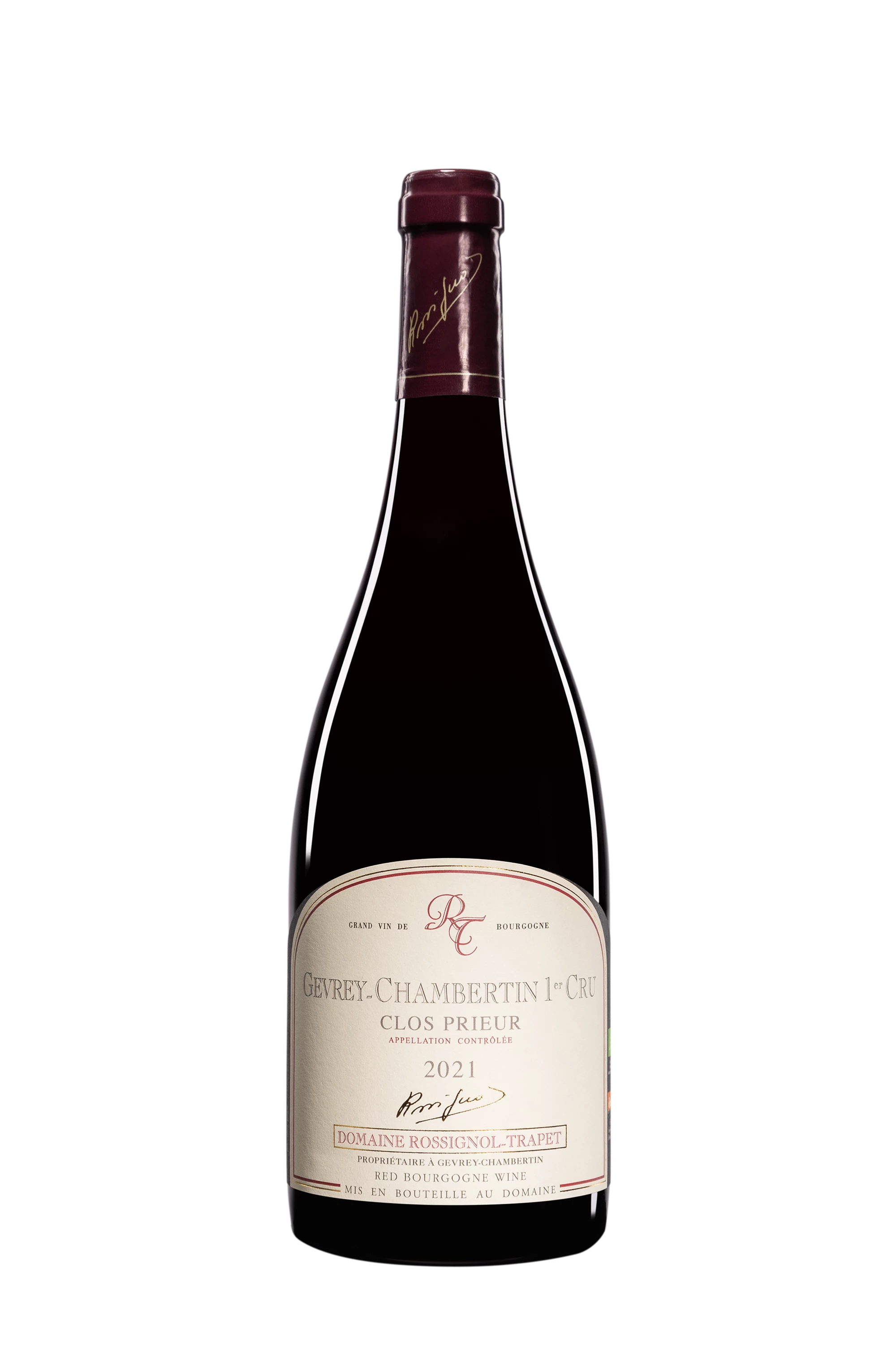 Domaine Rossignol-Trapet - Gevrey-Chambertin 1er Cru "Clos Prieur" Rouge 2021, 75cl