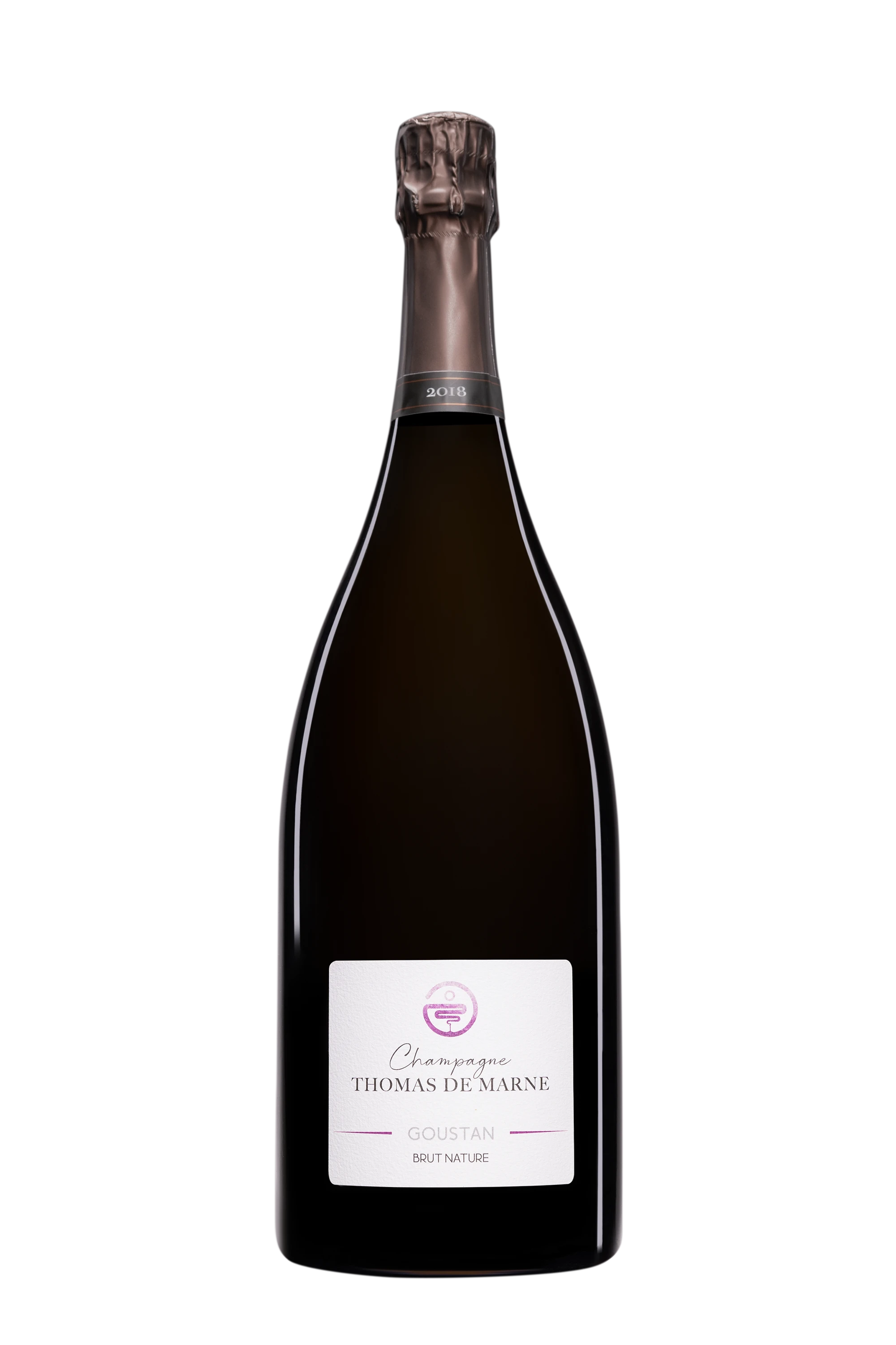 Domaine Thomas de Marne - Champagne Brut Nature Blanc de Noirs "Goustan" Blanc Vendange 2018 Dégorgement 12.2023 11.95°, 150cl