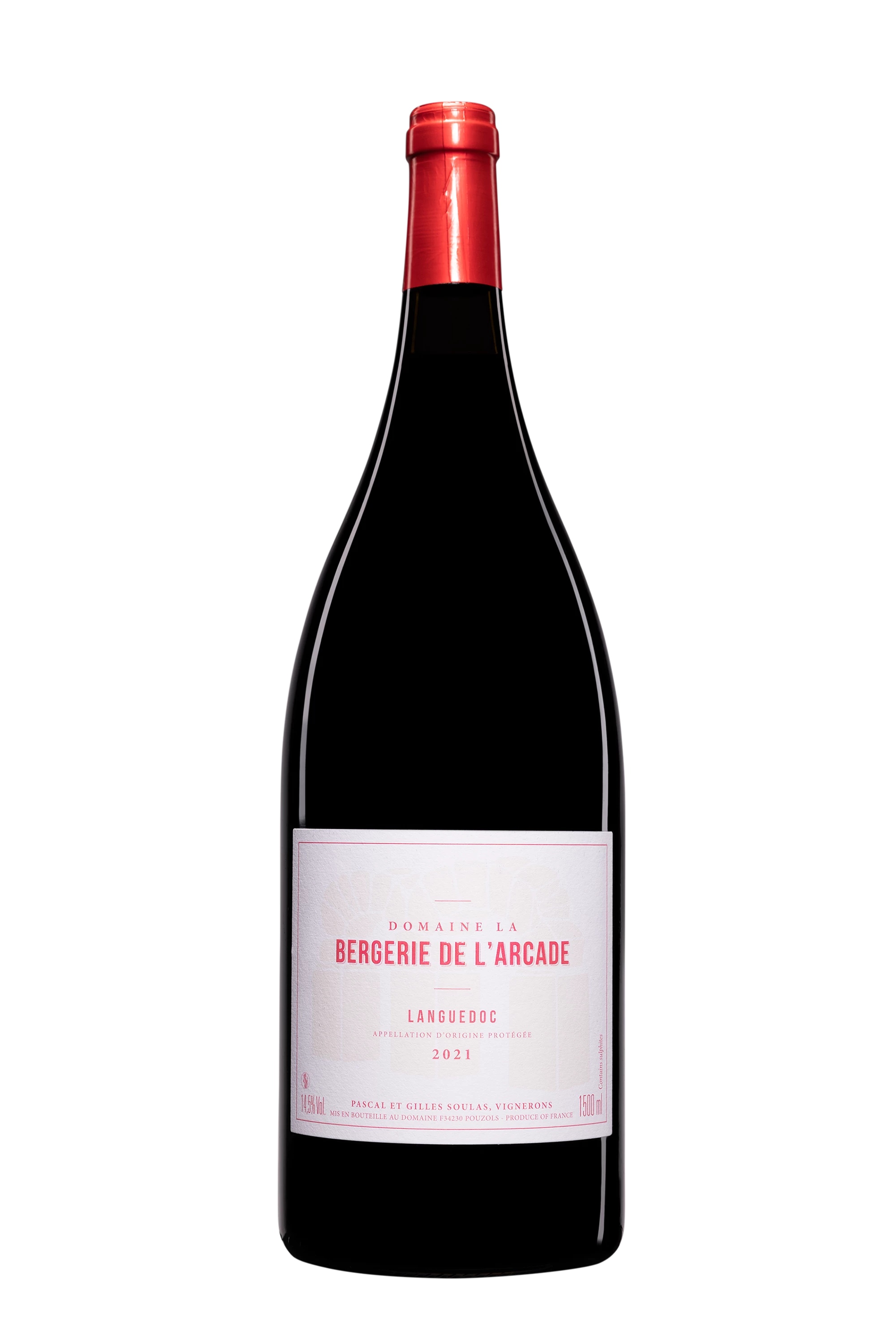 Domaine la Bergerie de l'Arcade - Languedoc Rouge 2021, 150cl