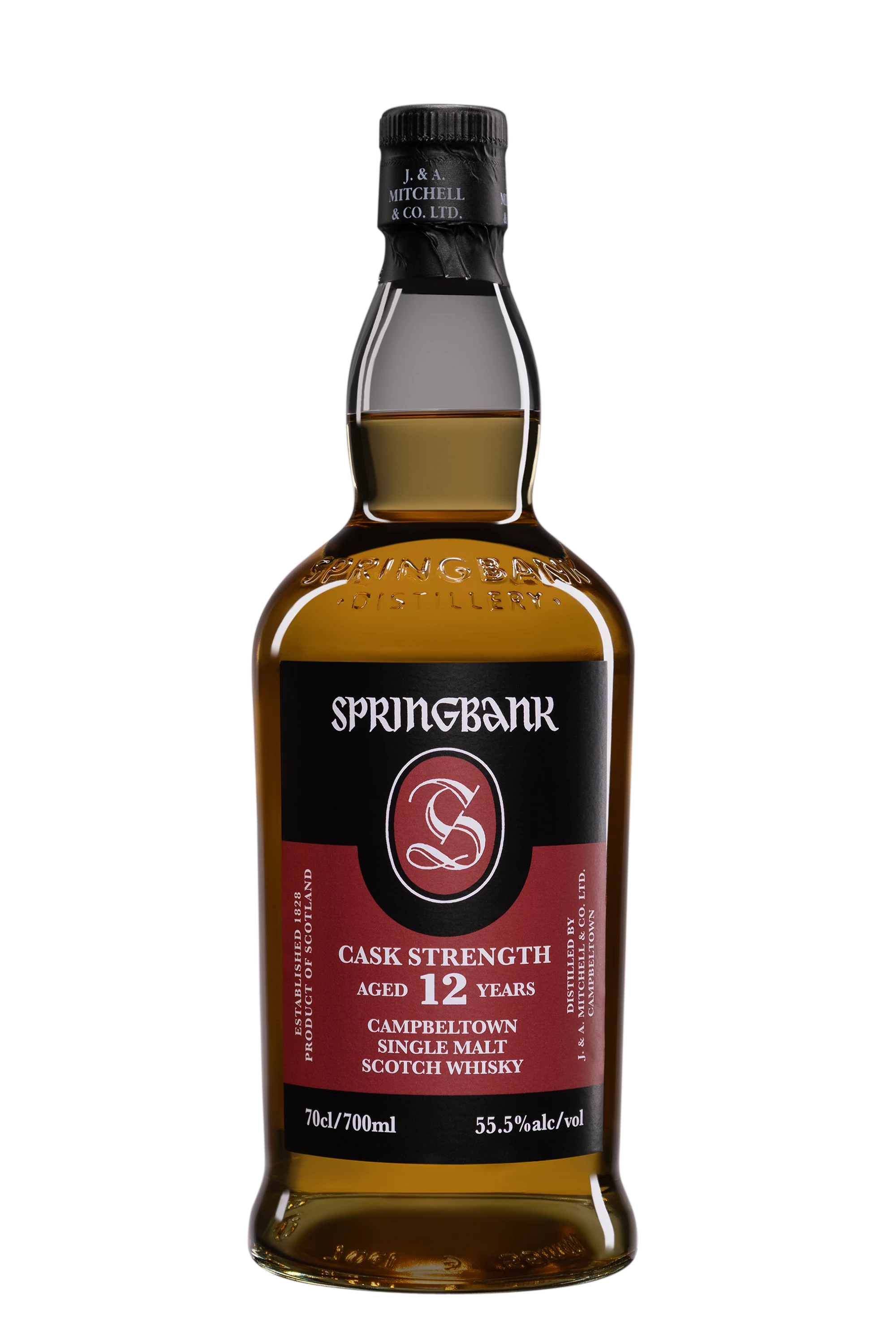 Springbank - Single Malt Scotch Whisky "12 Ans - Cask Strength" Brun NV 55.5° Giftbox, 70cl