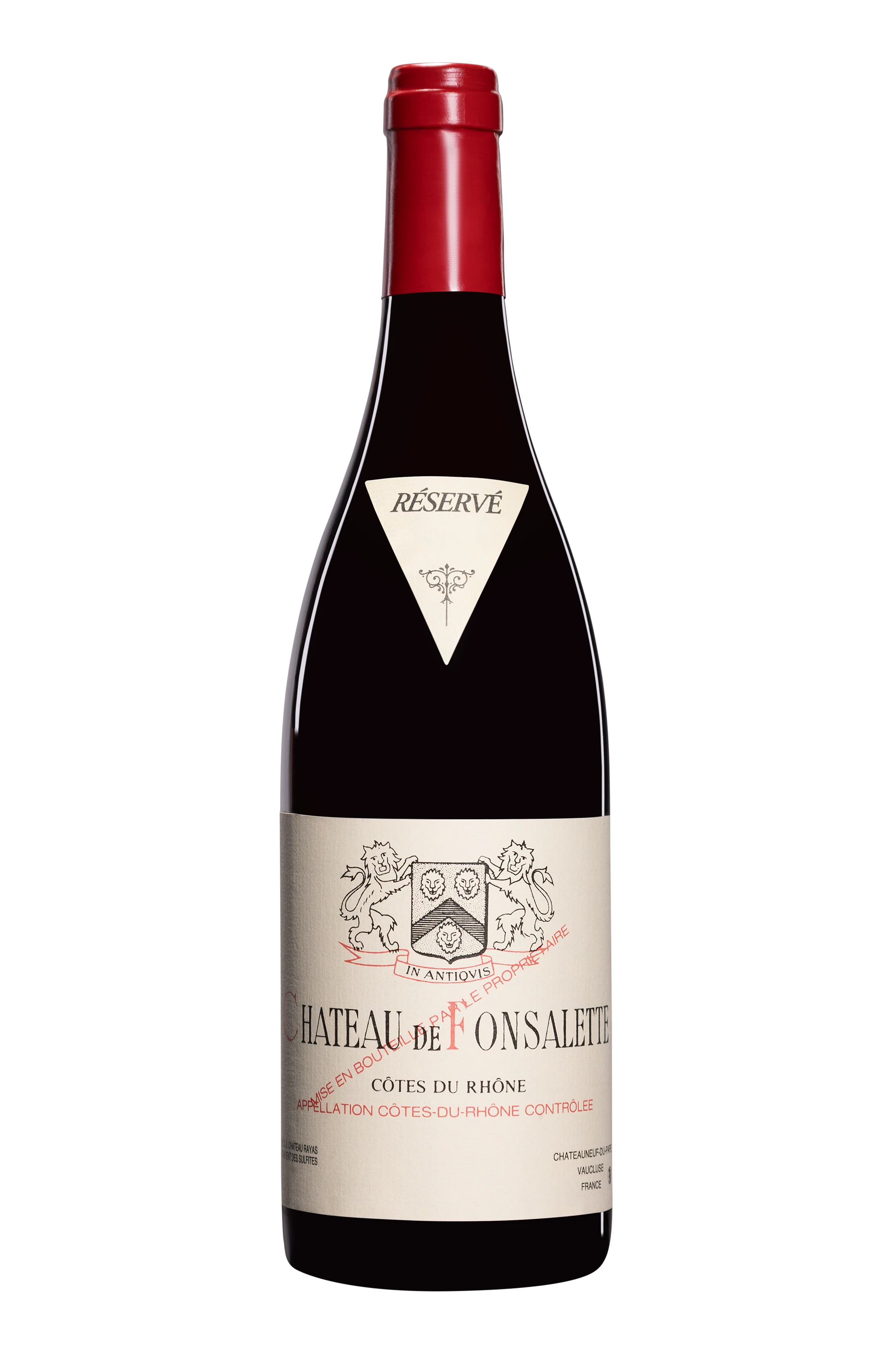 Château de Fonsalette - Côtes du Rhône Rouge 2015 15°, 75cl