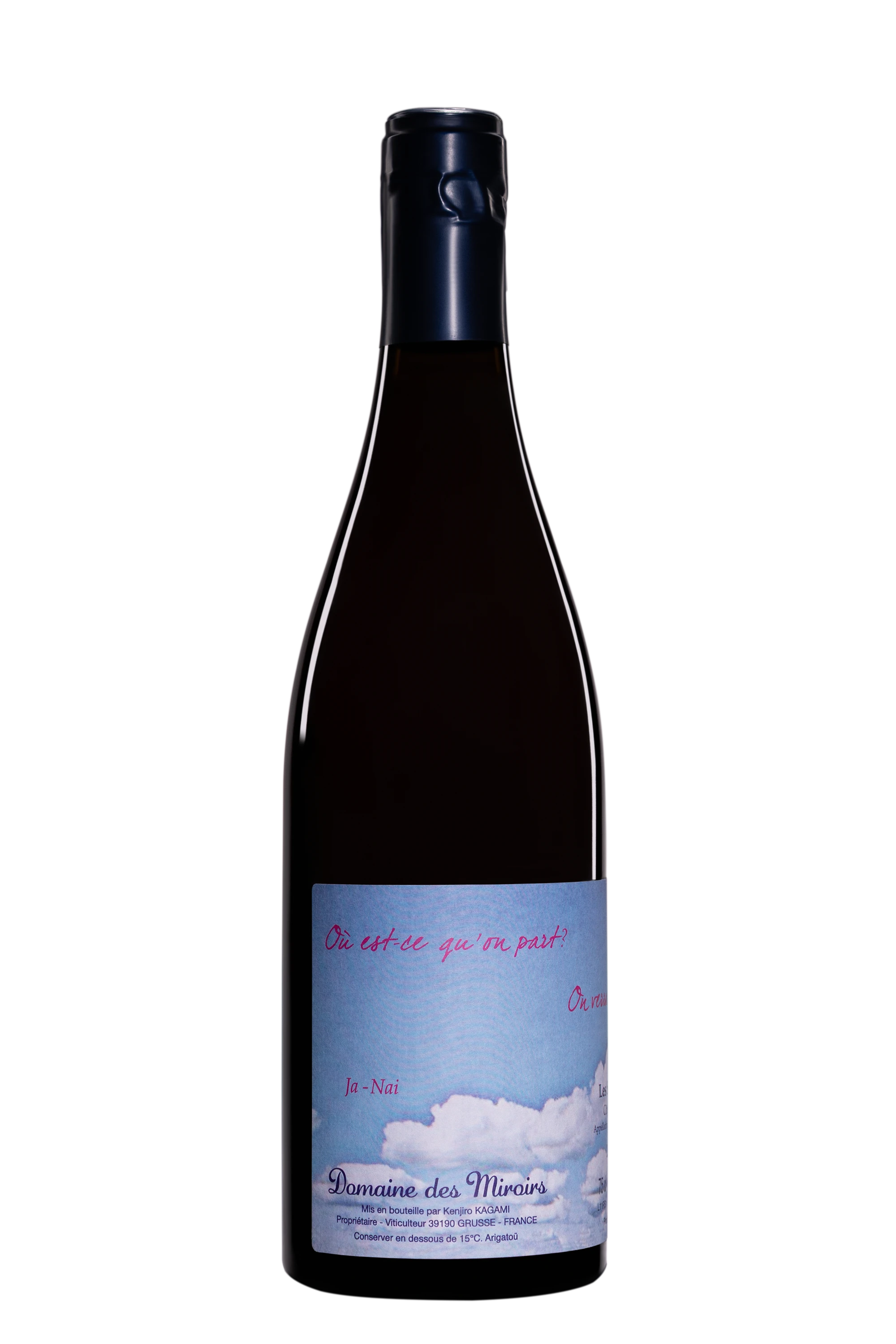 Domaine des Miroirs - Côtes du Jura "Ja-Naï - Ou est-ce qu'on part ? On verra bien" Rouge 2011 10.5°, 75cl
