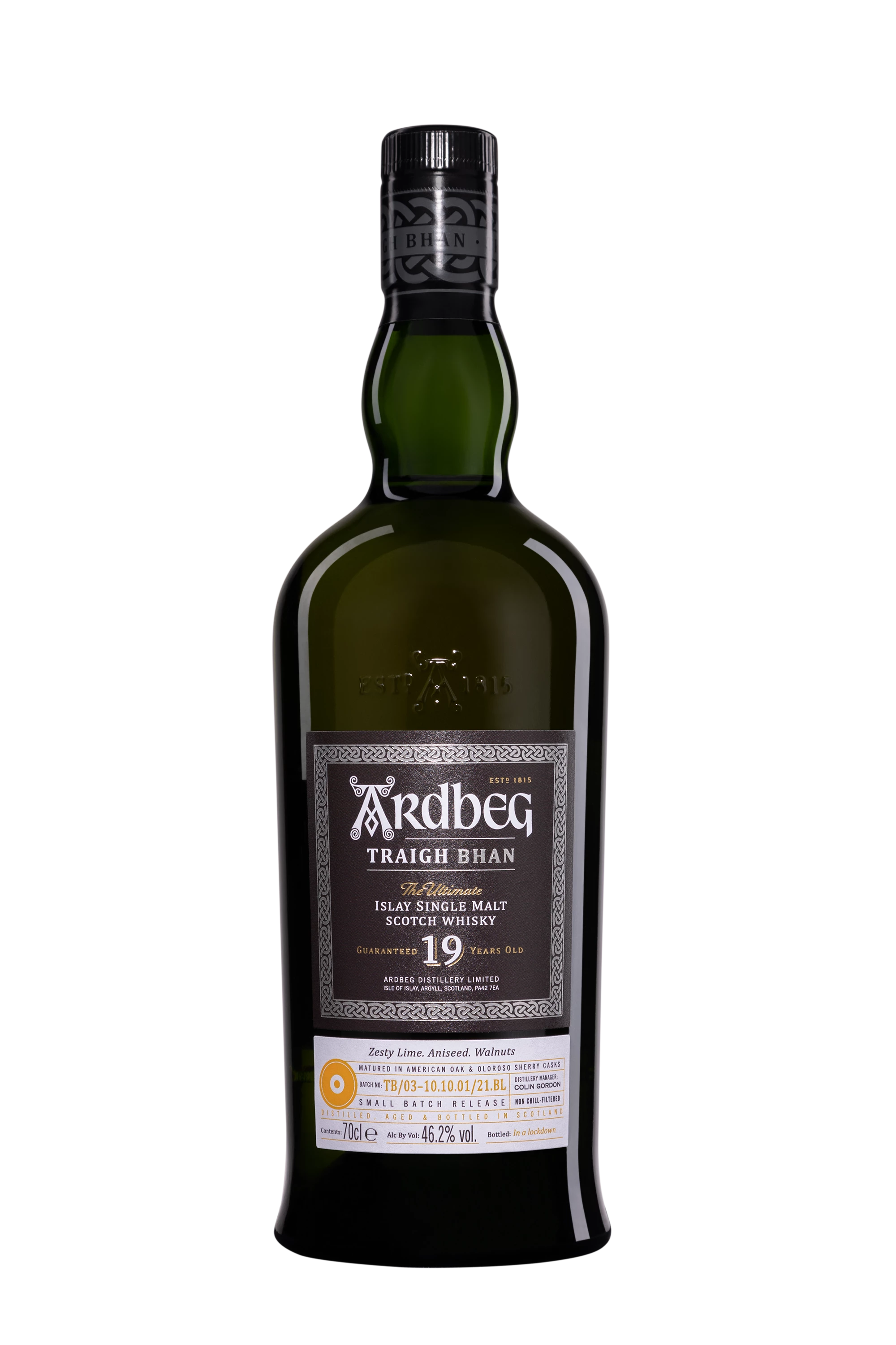 Ardbeg - Single Malt Scotch Whisky "19 Ans Traigh Bhan - Batch 3 Release 2021" 46.2° Giftbox, 70cl