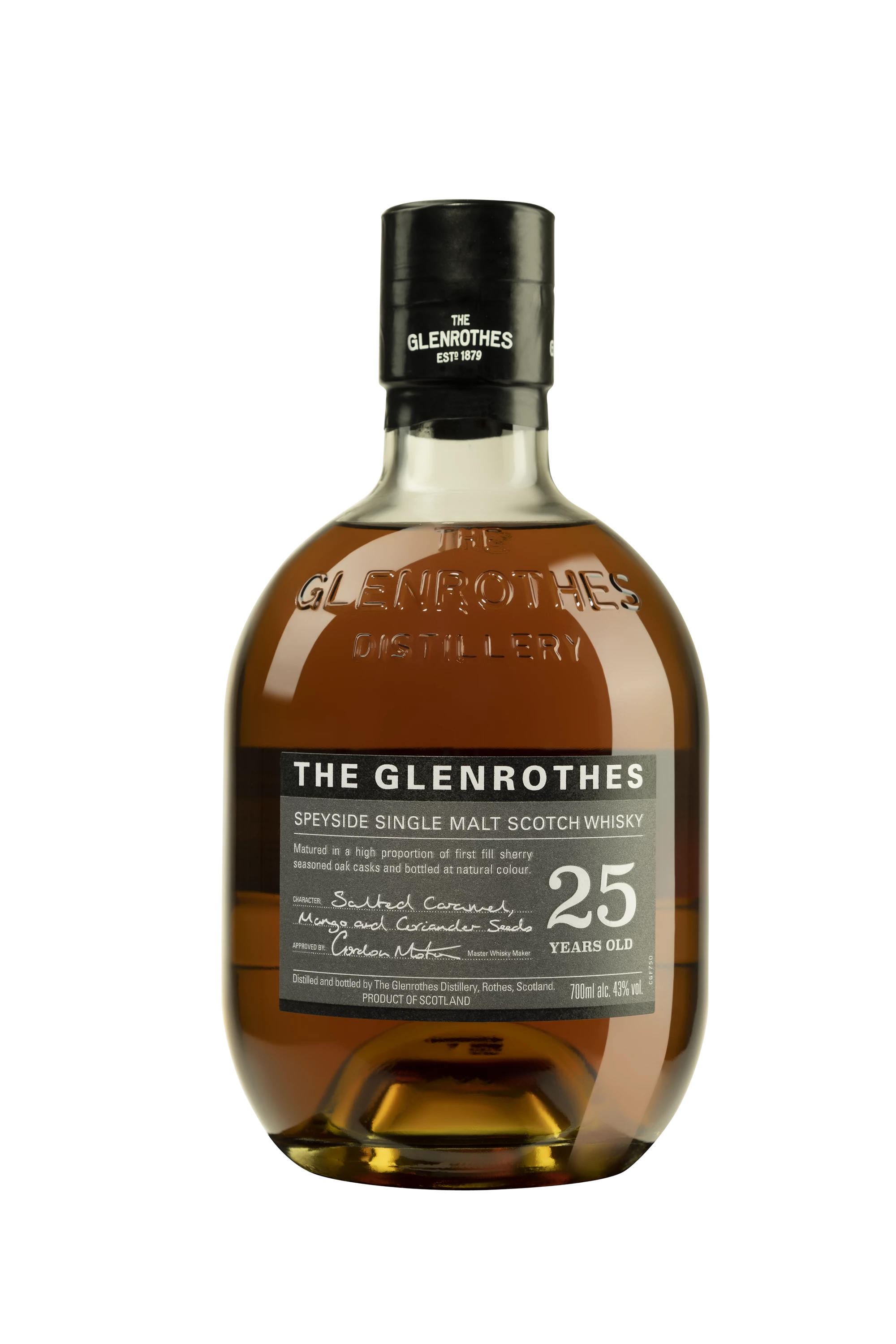 The Glenrothes - Single Malt Scotch Whisky "25 Ans" 43° Giftbox, 70cl