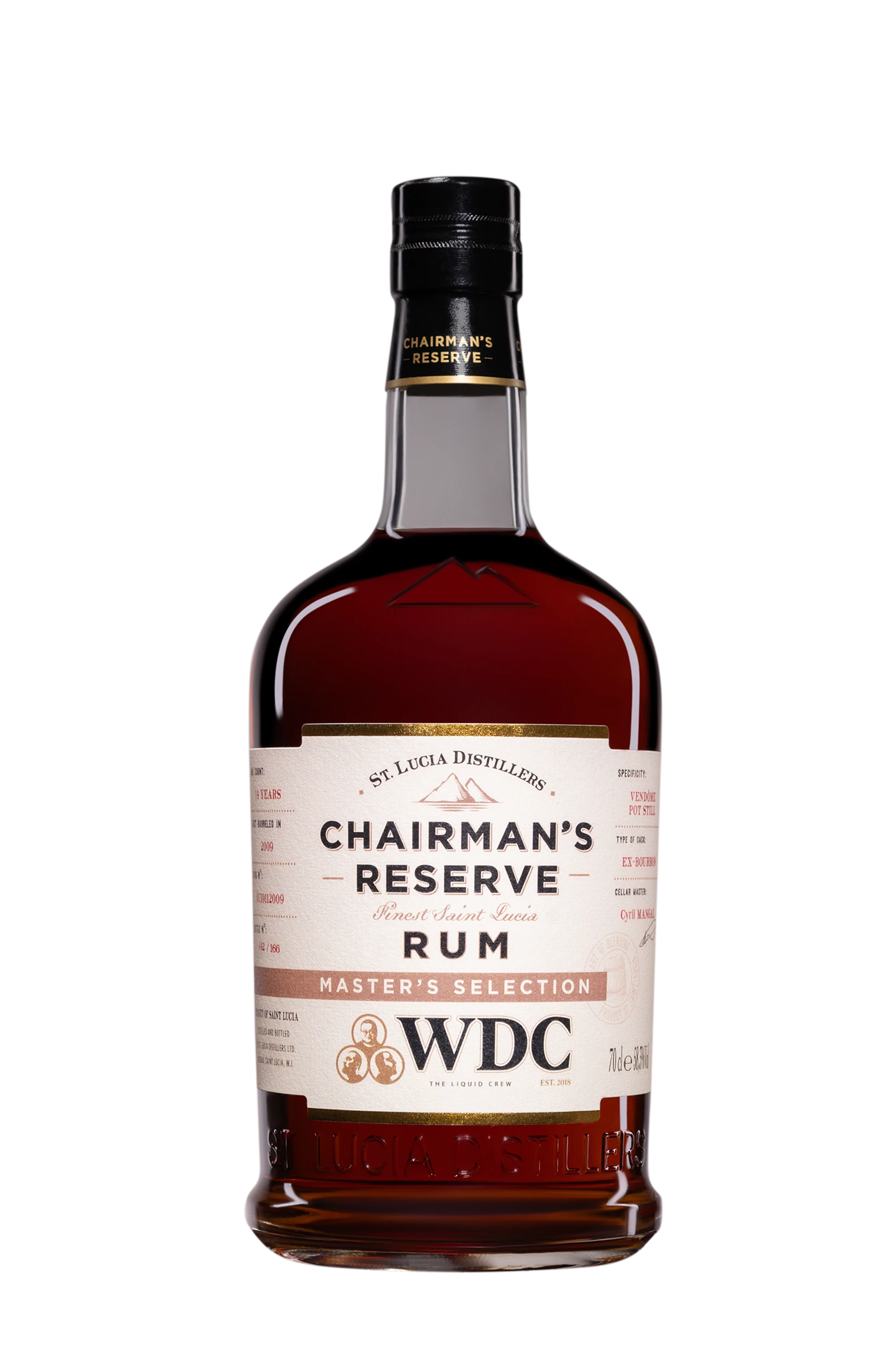 Saint Lucia Distillers - Molasses Saint Lucia Rhum "Chairman's Reserve - Wu Dram Clan" Brun 58.3° Giftbox, 70cl