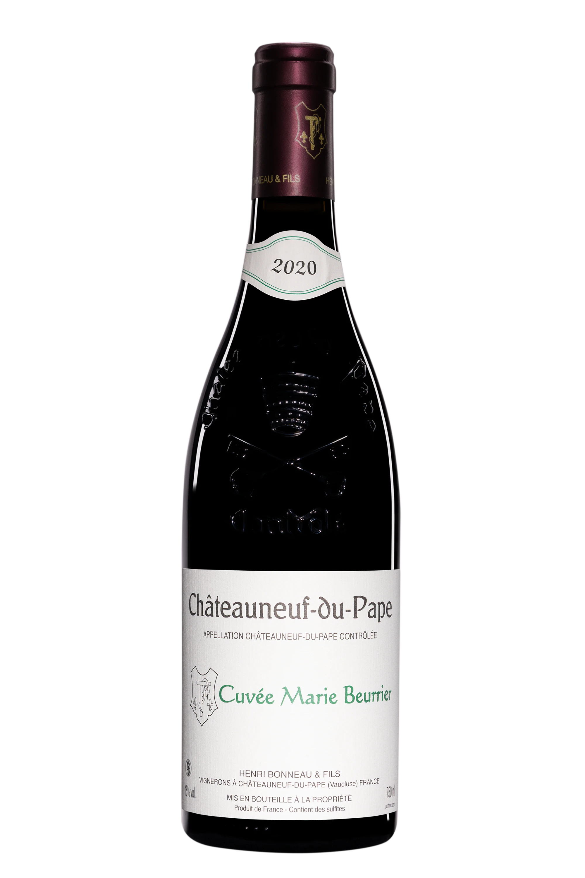 Domaine Henri Bonneau - Châteauneuf-du-Pape "Marie Beurrier" Rouge 2020 15° Silk paper, 75cl