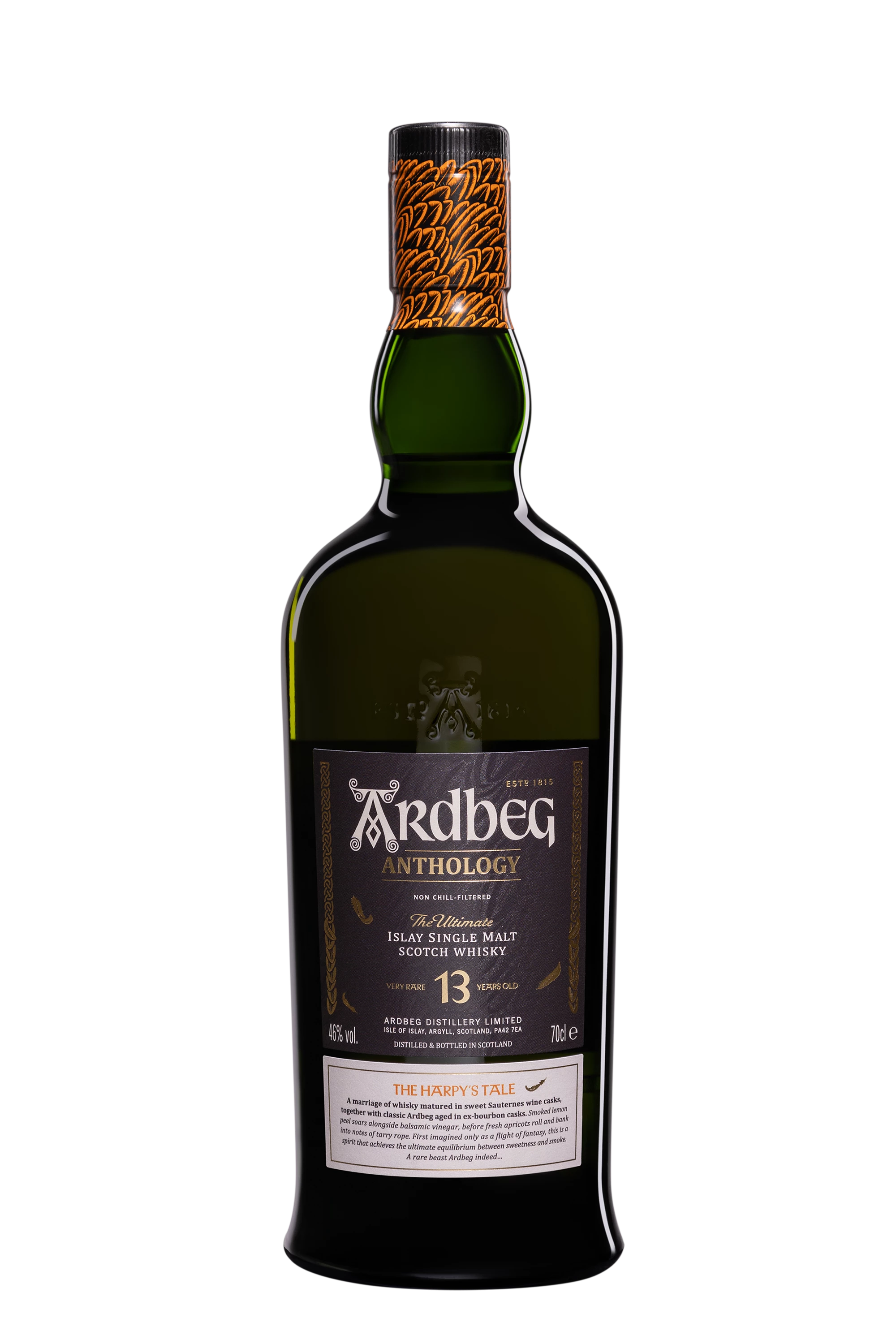 Ardbeg - Single Malt Scotch Whisky "13 Ans - Anthology - The Harpy's Tale" 46°, 70cl