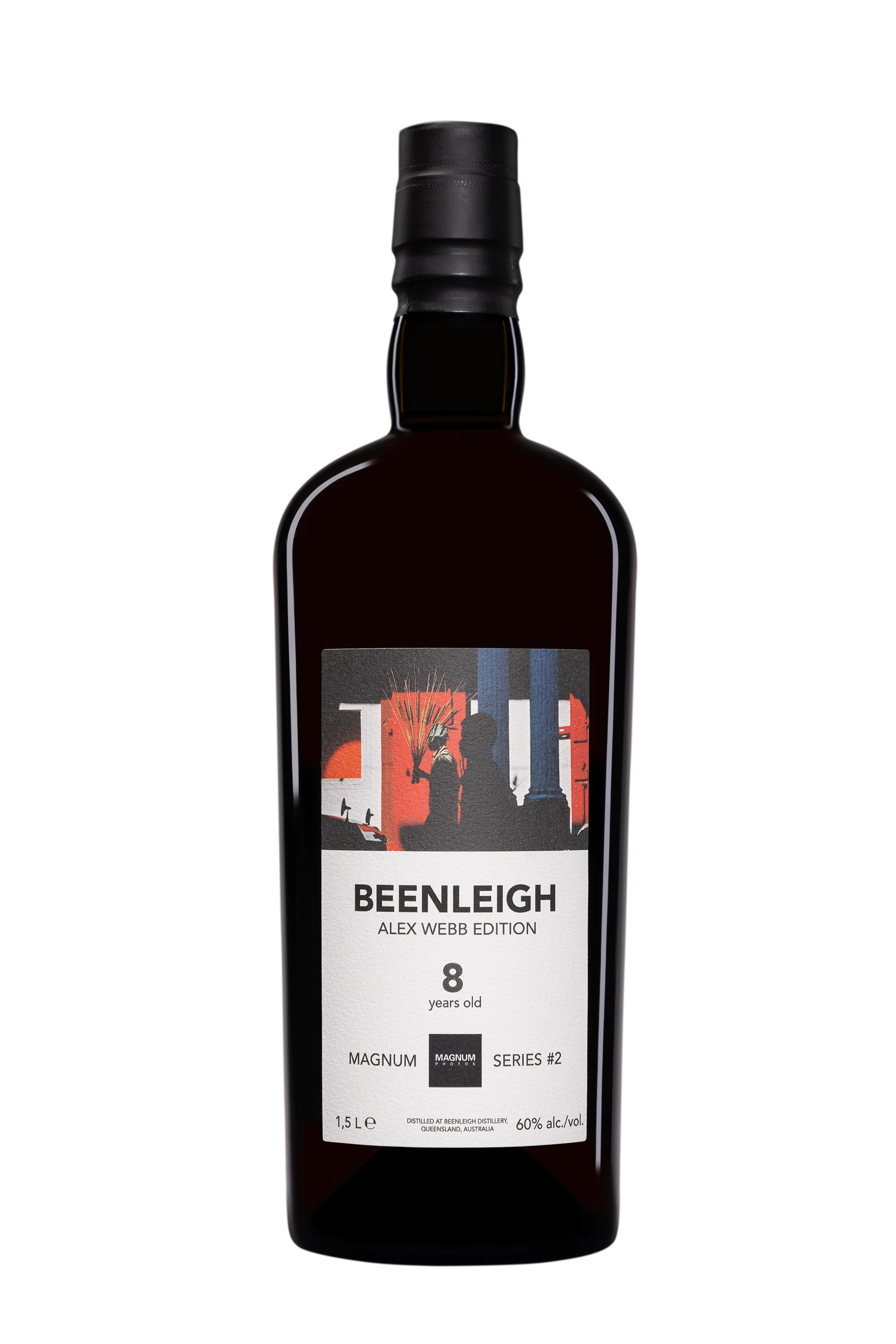 Vélier - Molasses Australian Rhum "8 Ans Beenleigh  - Alex Webb - Magnum Photos Series #2" Brun 2015 60° Giftbox, 150cl