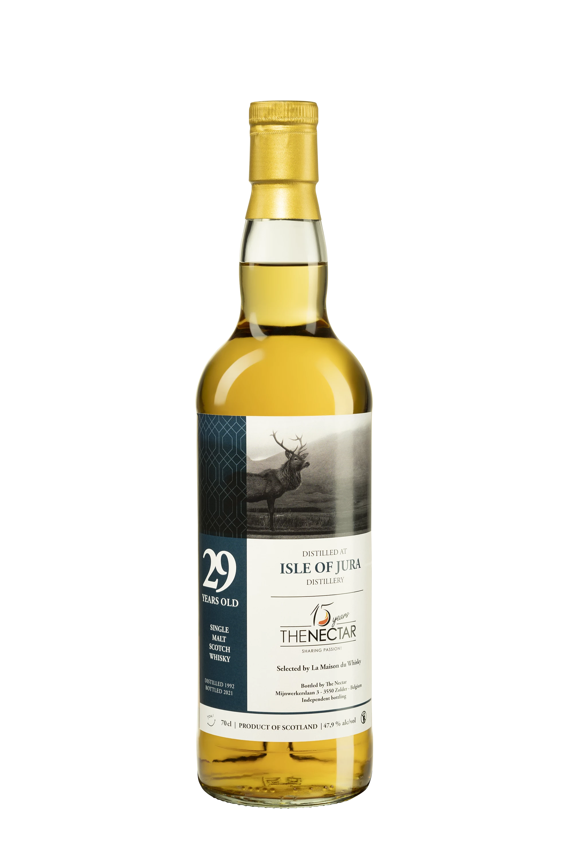 The Nectar - Single Malt Scotch Whisky "Jura - 29 Ans 15 Years The Nectar" 1992 47.9°, 70cl