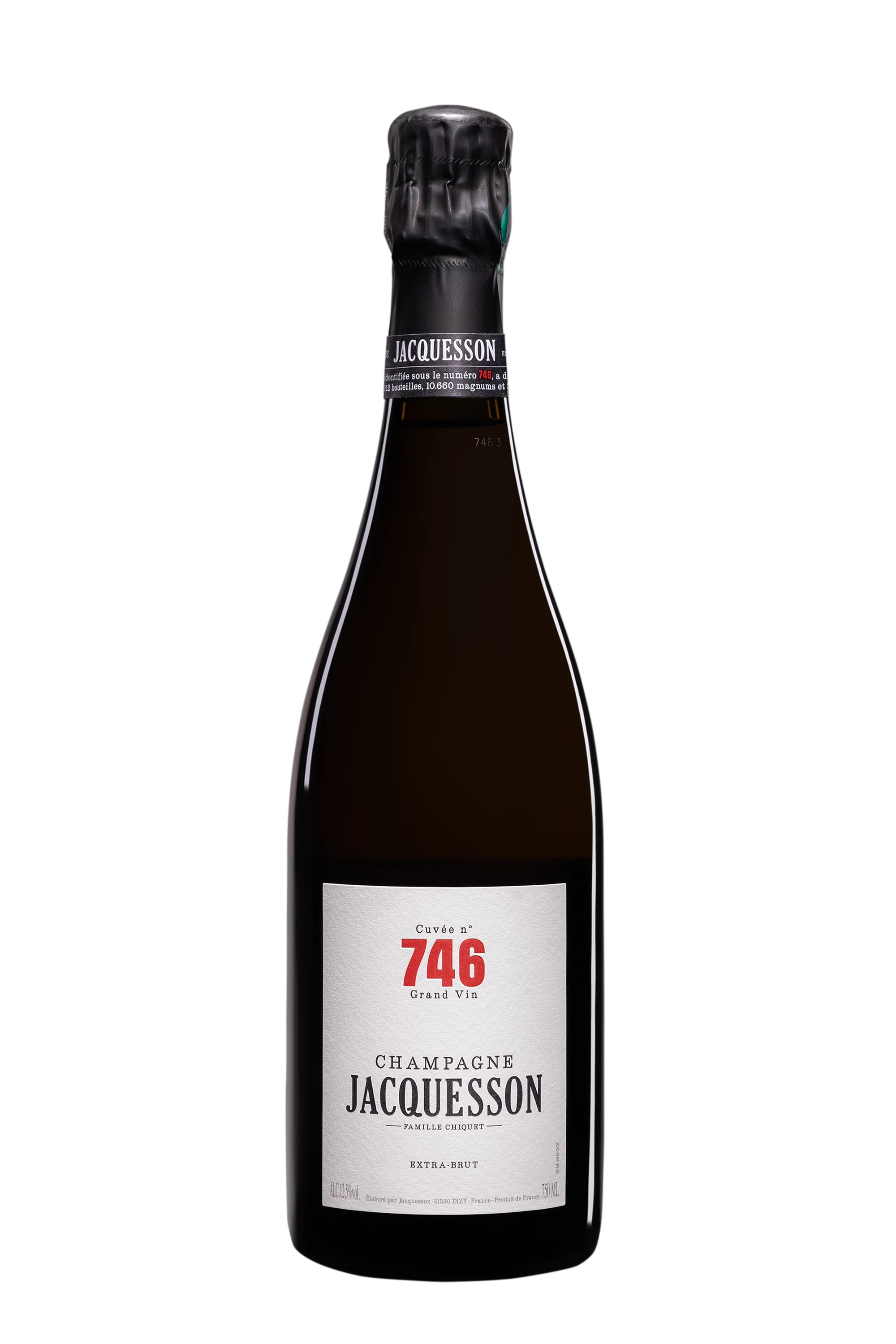 Domaine Jacquesson - Champagne Extra-Brut "746" Blanc NV Giftbox, Sac craft, 75cl