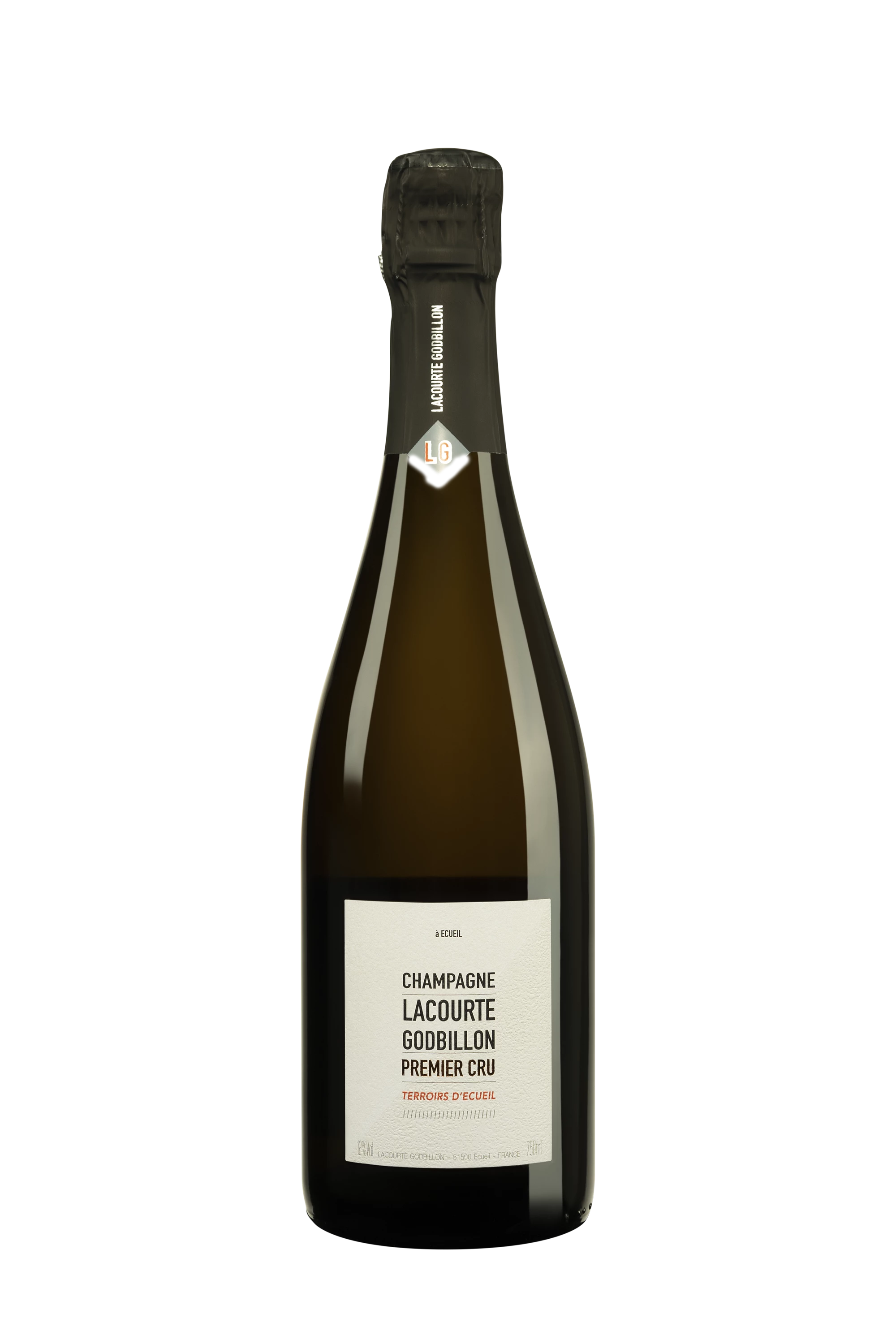 Domaine Lacourte-Godbillon - Champagne Brut 1er Cru "Terroirs d'Ecueil" Blanc NV 12°, 75cl