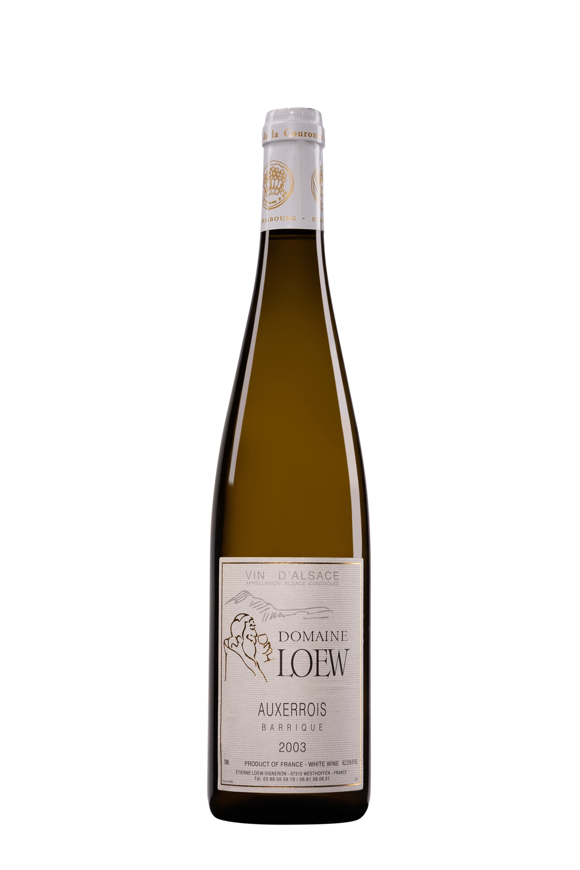 Domaine Etienne Loew - Alsace "Auxerrois - Barrique" Blanc 2003, 75cl