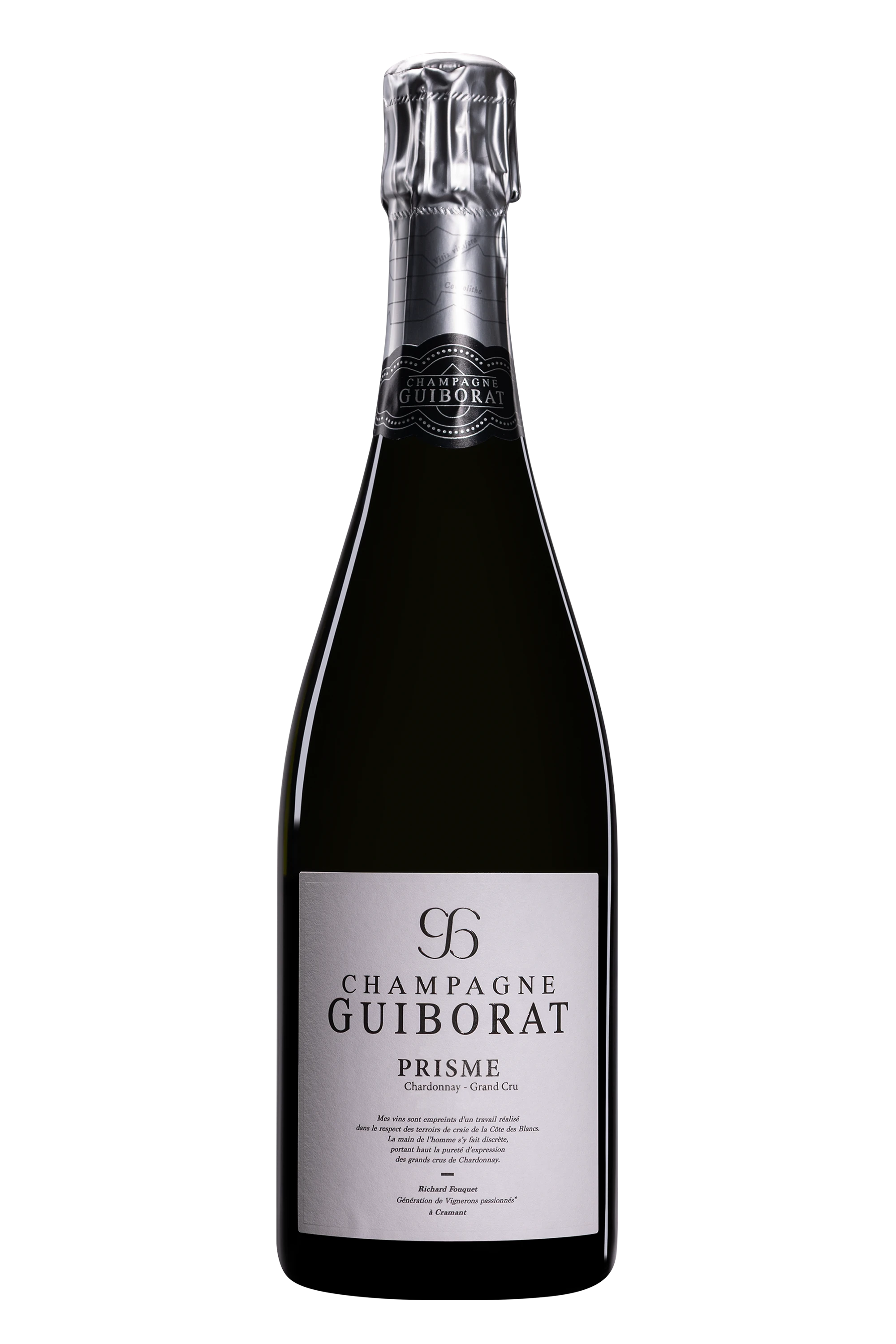 Domaine Guiborat - Champagne Extra-Brut Grand Cru Blanc de Blancs "Prisme" Blanc Vendange 2020 Dégorgement Nov. 2024, 75cl