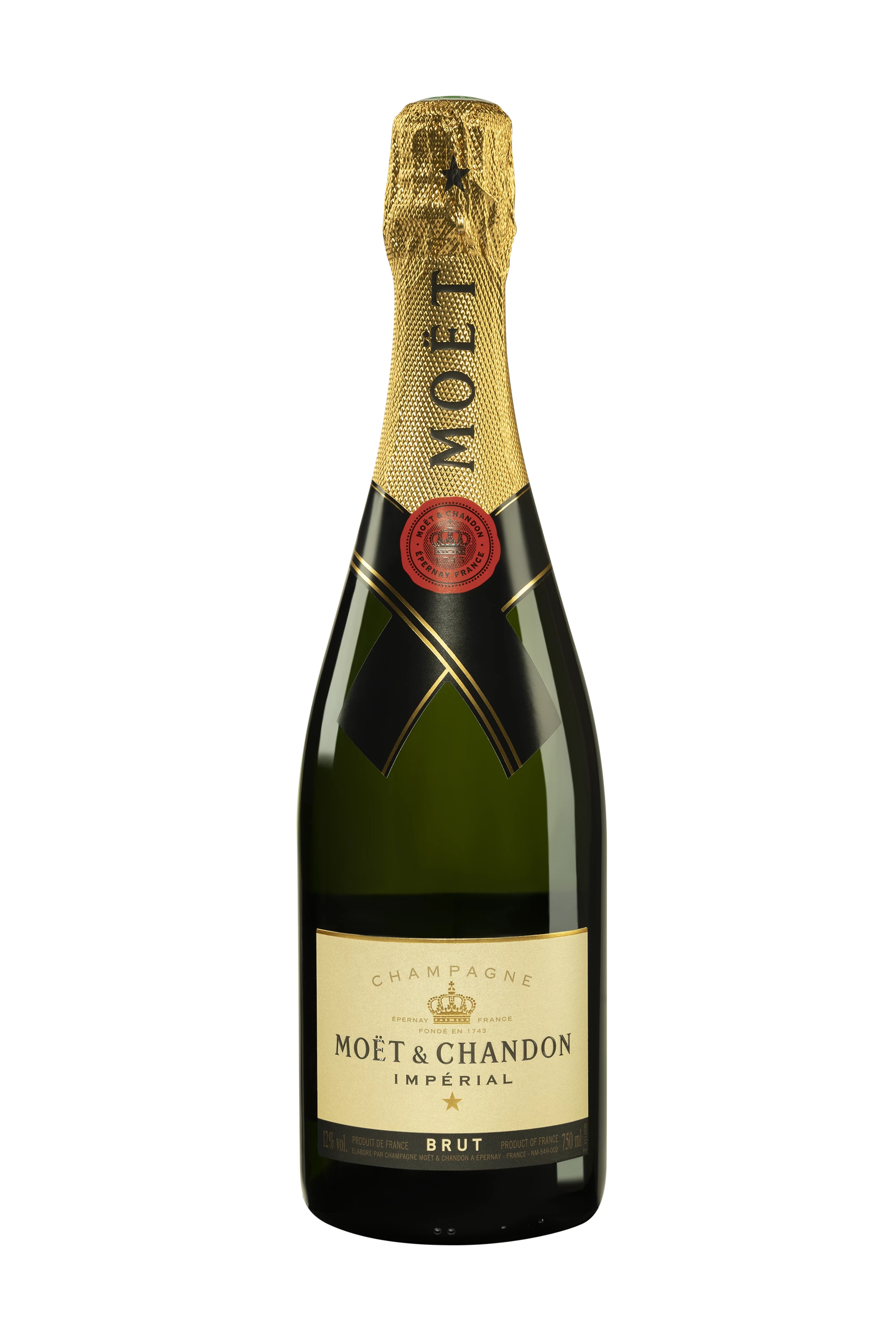 Maison Moët & Chandon - Champagne Brut "Impérial" Blanc NV 12°, 75cl