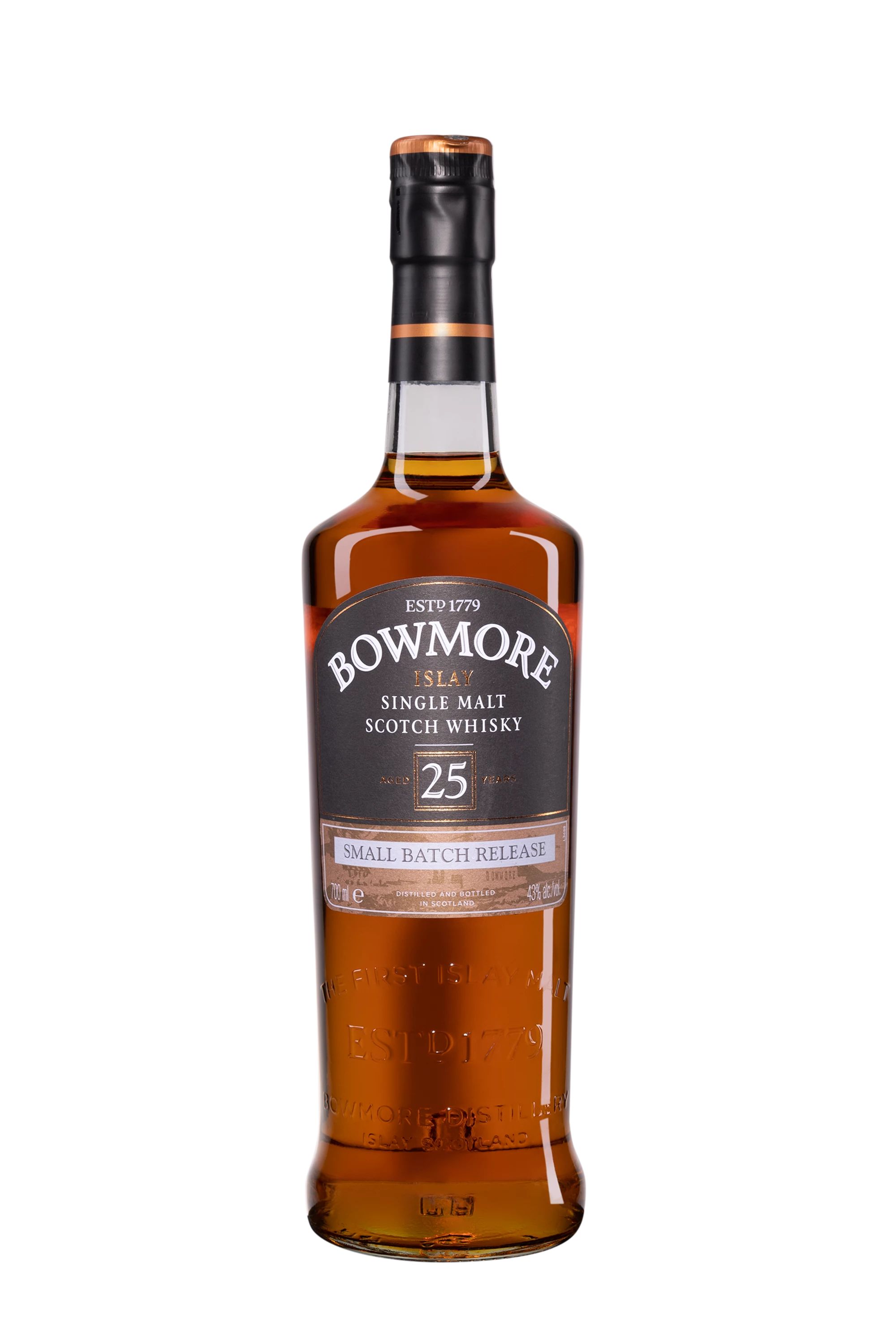 Bowmore - Single Malt Scotch Whisky "25 Ans - Small Batch" 43° Giftbox, 70cl