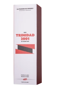 La Maison du Whisky - Molasses Trinidadian Rhum "25 Ans Flag Series" Brun 2001 63.2° Giftbox, 70cl