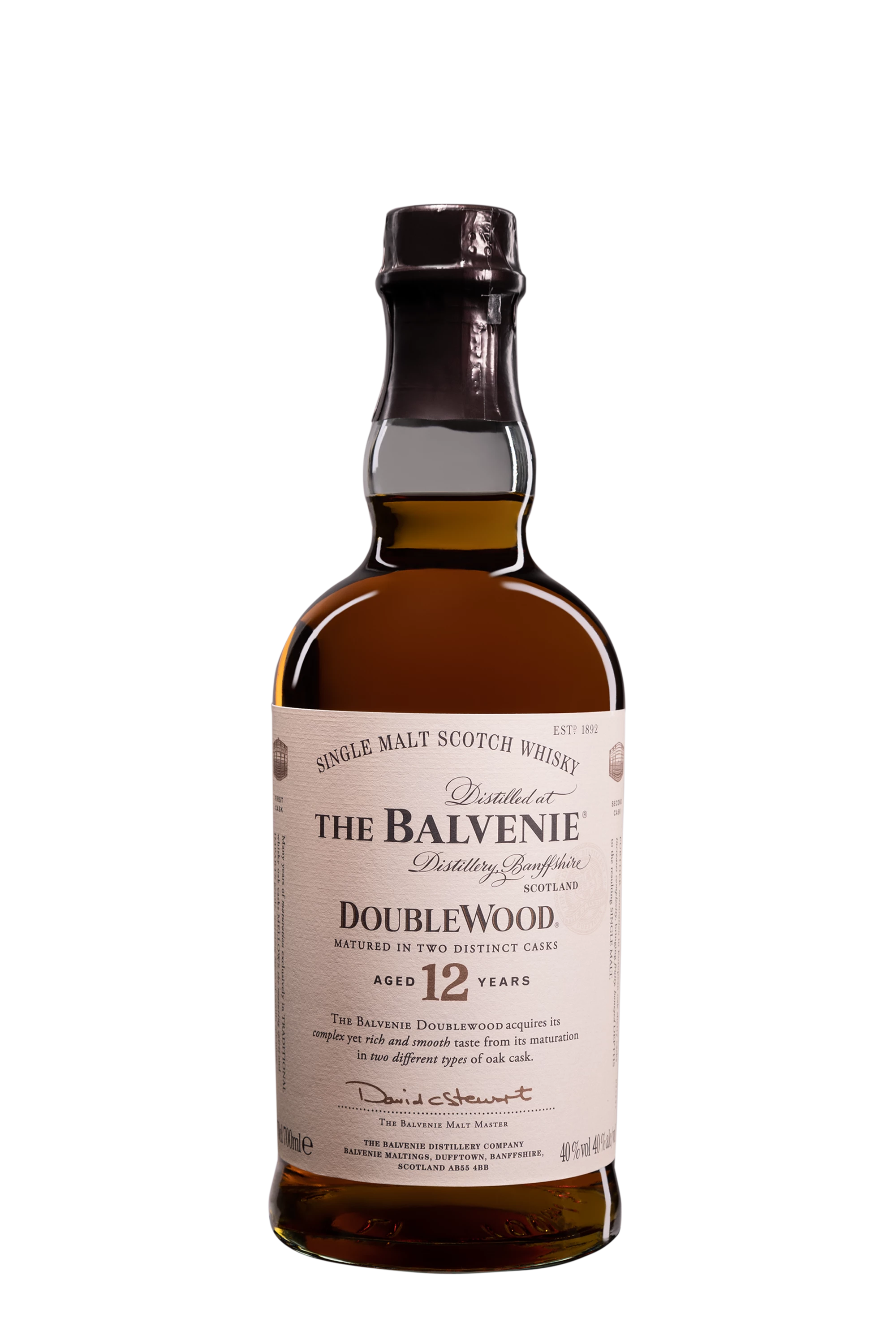 The Balvenie - Single Malt Scotch Whisky "12 Ans - Double Wood" 40° Giftbox, 70cl