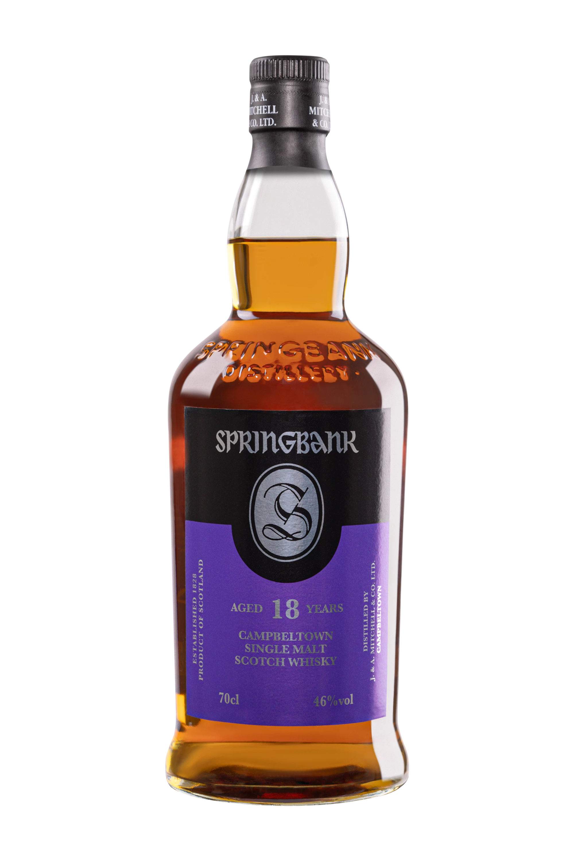 Springbank - Single Malt Scotch Whisky "18 Ans" 46°, 70cl