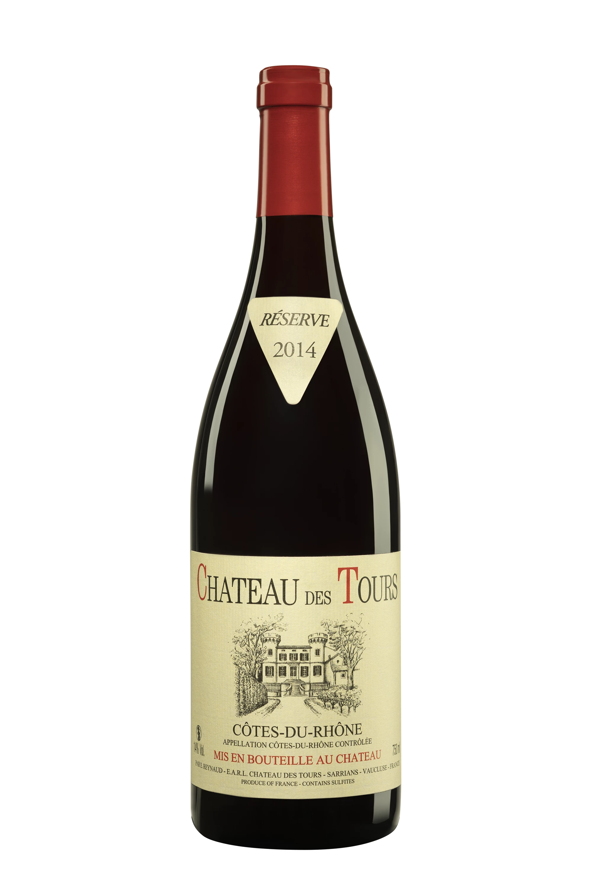 Château des Tours - Côtes du Rhône Rouge 2014, 75cl