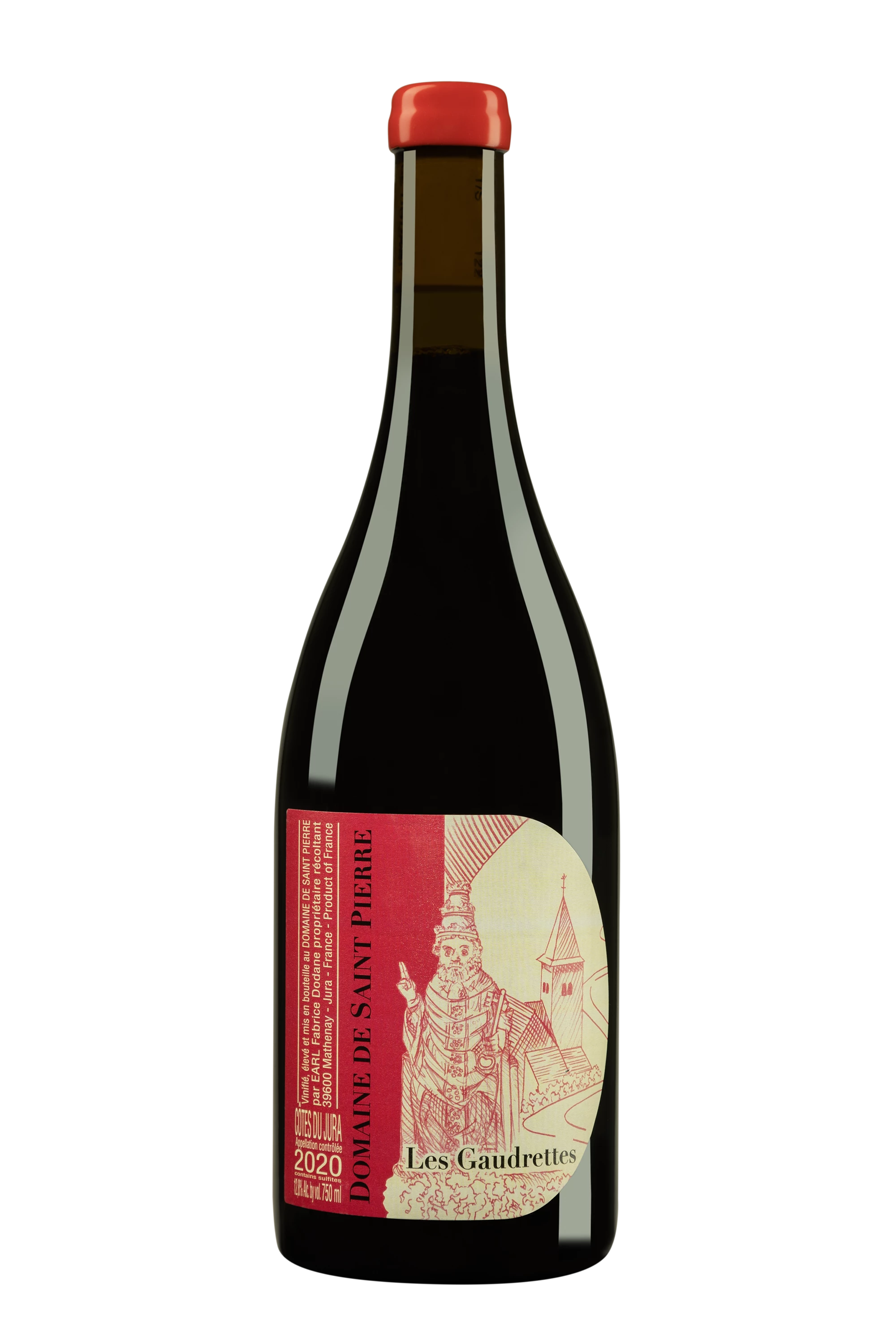 Domaine de Saint Pierre - Côtes du Jura "Les Gaudrettes" Rouge 2020, 75cl