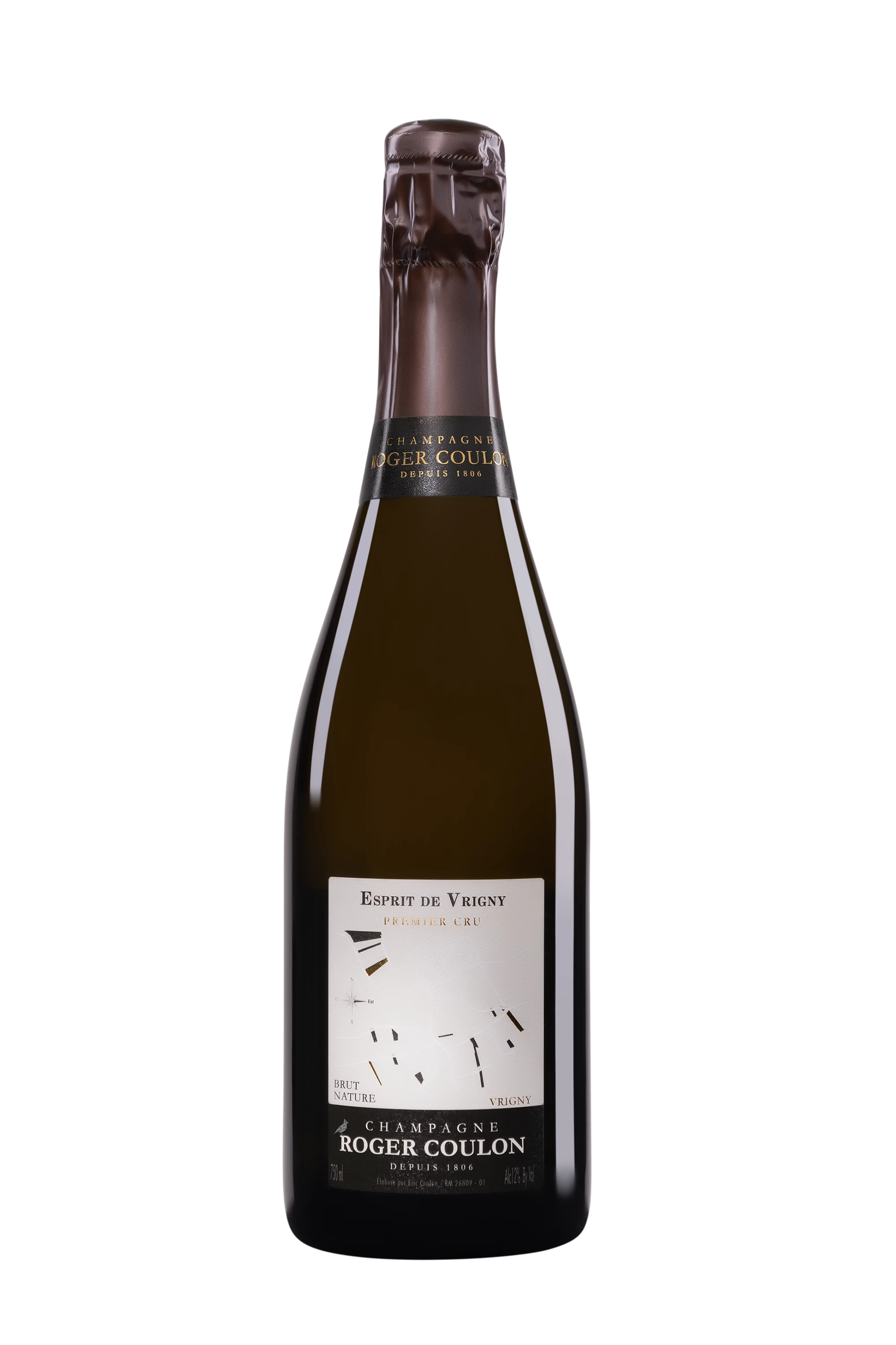 Domaine Roger Coulon - Champagne Brut Nature 1er Cru "Esprit de Vrigny" Blanc NV 12°, 75cl